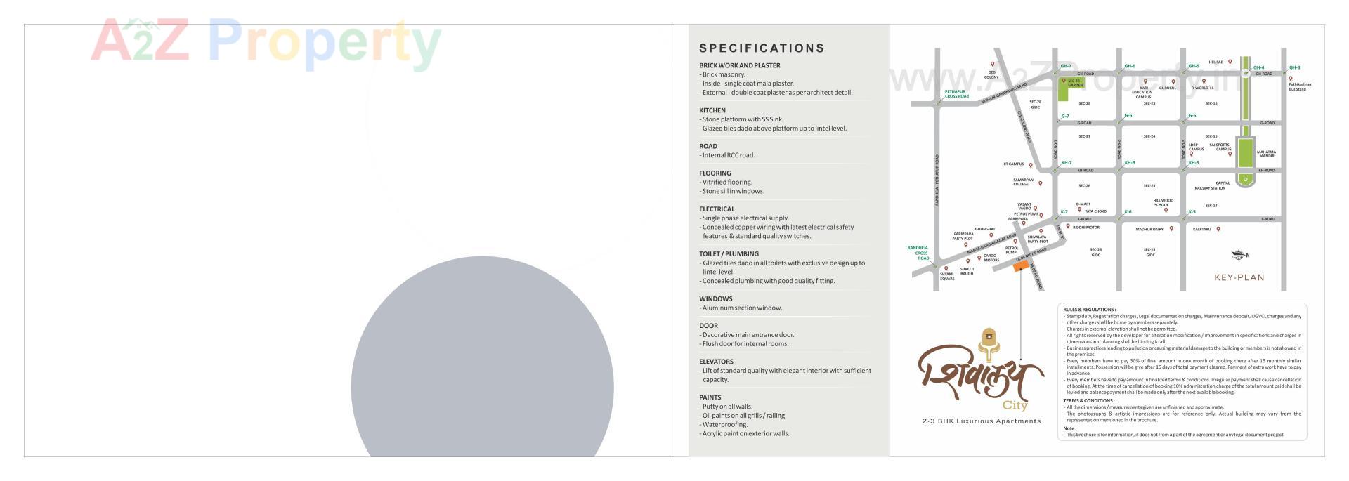  of real estate project Shivalay City located at Pethapur, Gandhinagar, Gujarat