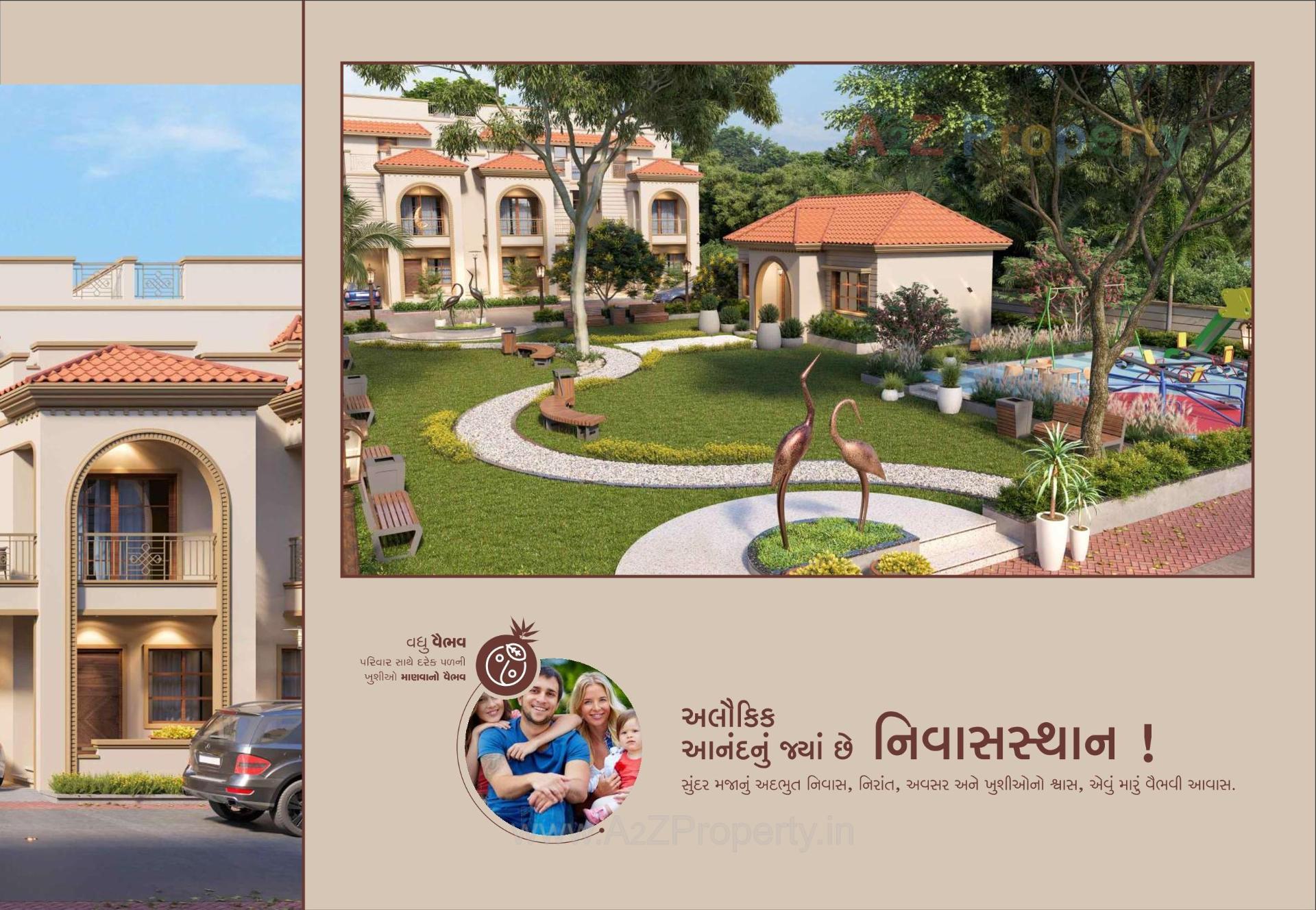 3D Elevation of real estate project Shivalay Gold located at Dehgam, Gandhinagar, Gujarat