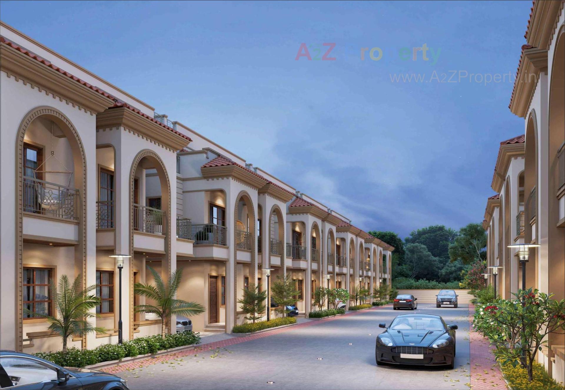 3D Elevation of real estate project Shivalay Gold located at Dehgam, Gandhinagar, Gujarat