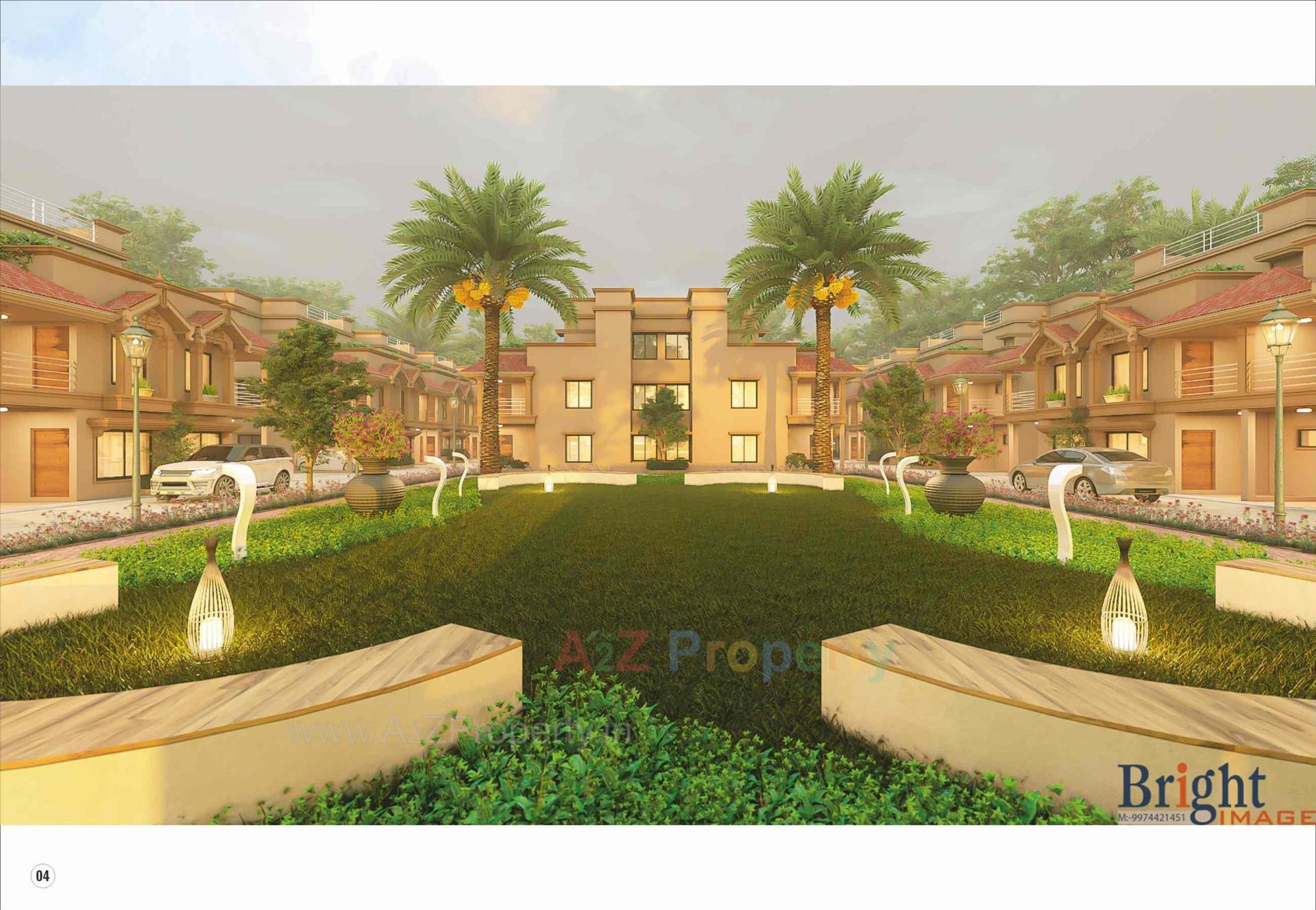 3D Elevation of real estate project Shivalay Haritage located at Dahegam, Gandhinagar, Gujarat