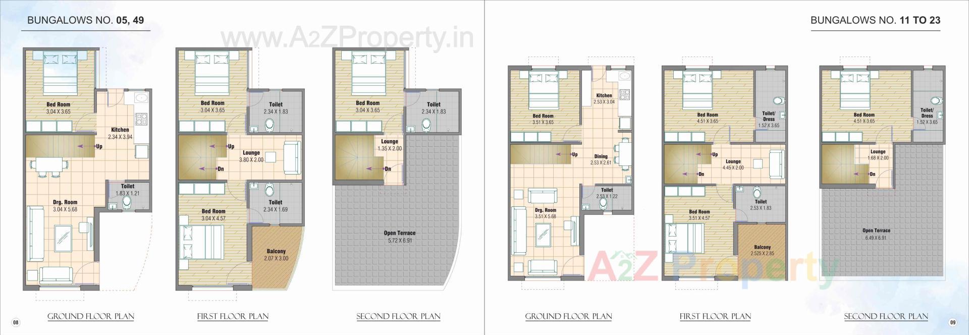 Layout of real estate project Shivalay Haritage located at Dahegam, Gandhinagar, Gujarat