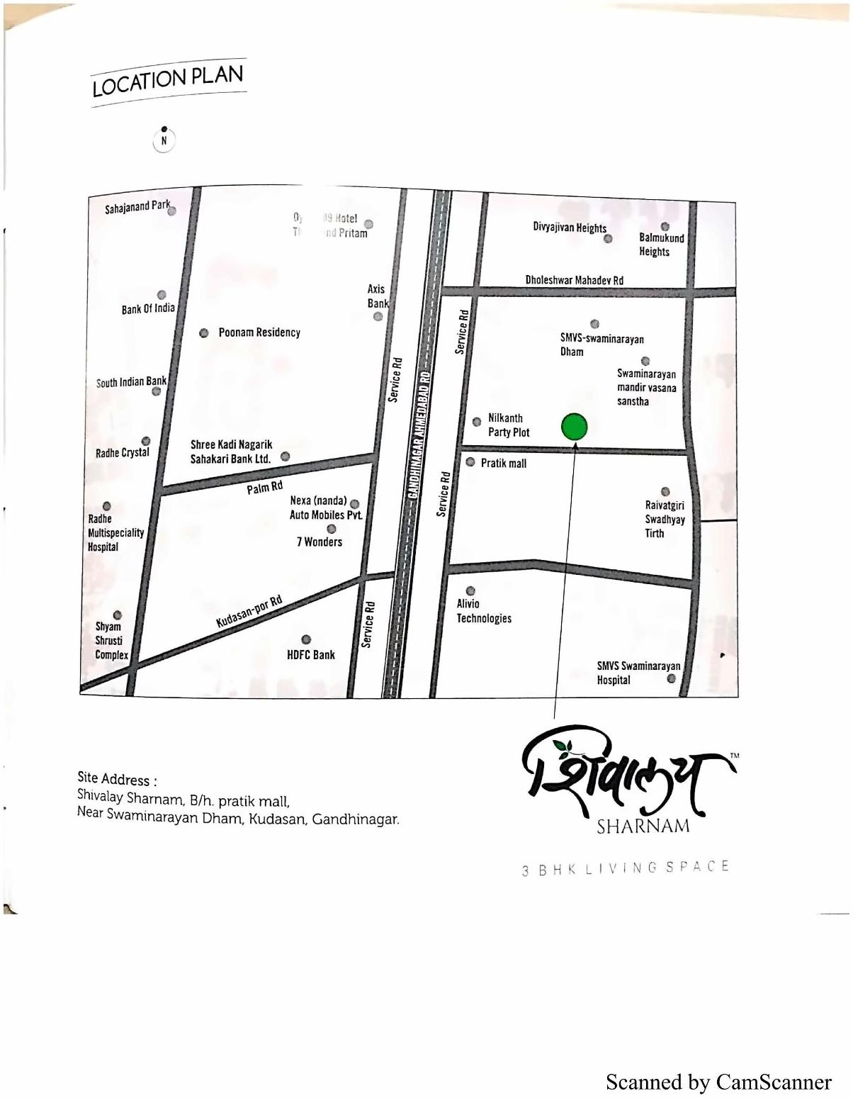  of real estate project Shivalay Sharnam located at Kudasan, Gandhinagar, Gujarat