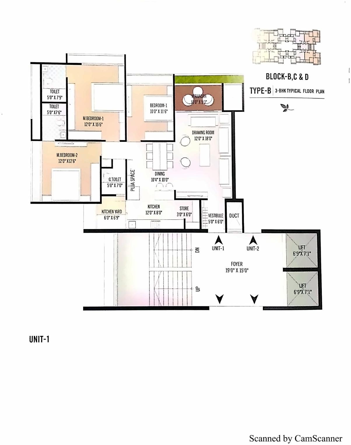 Layout of real estate project Shivalay Sharnam located at Kudasan, Gandhinagar, Gujarat