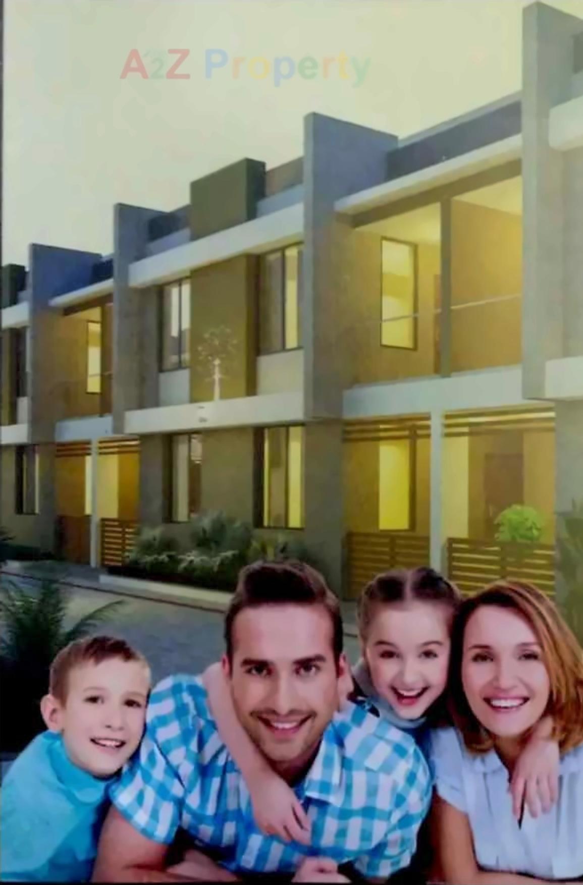 3D Elevation of real estate project Shivam Bunglows located at Dehgam, Gandhinagar, Gujarat