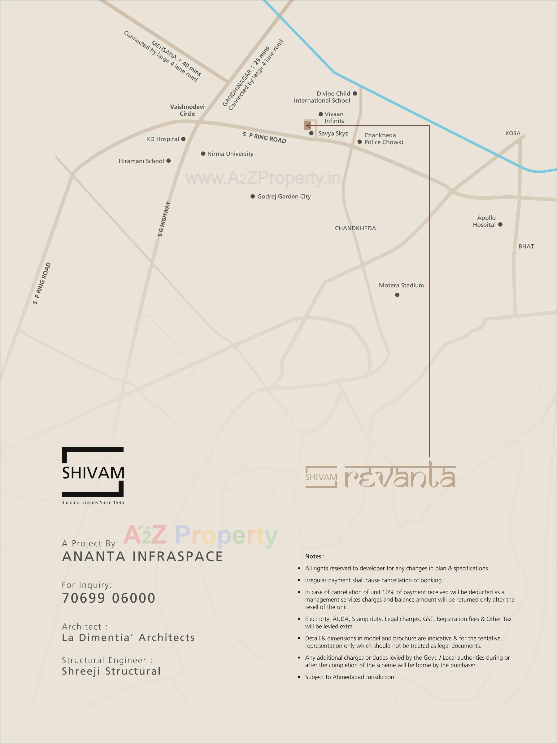  of real estate project Shivam Revanta located at Zundal, Gandhinagar, Gujarat