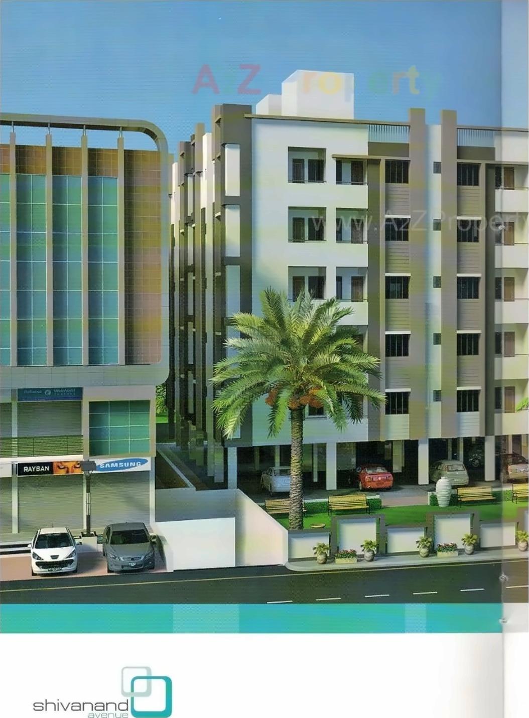 3D Elevation of real estate project Shivanand Avenue located at Kalol, Gandhinagar, Gujarat