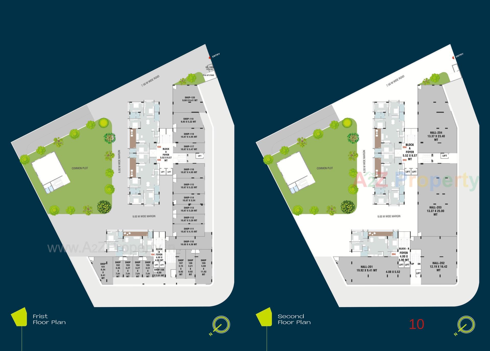 Layout of real estate project Shivanjali Imperia located at Sargasan, Gandhinagar, Gujarat