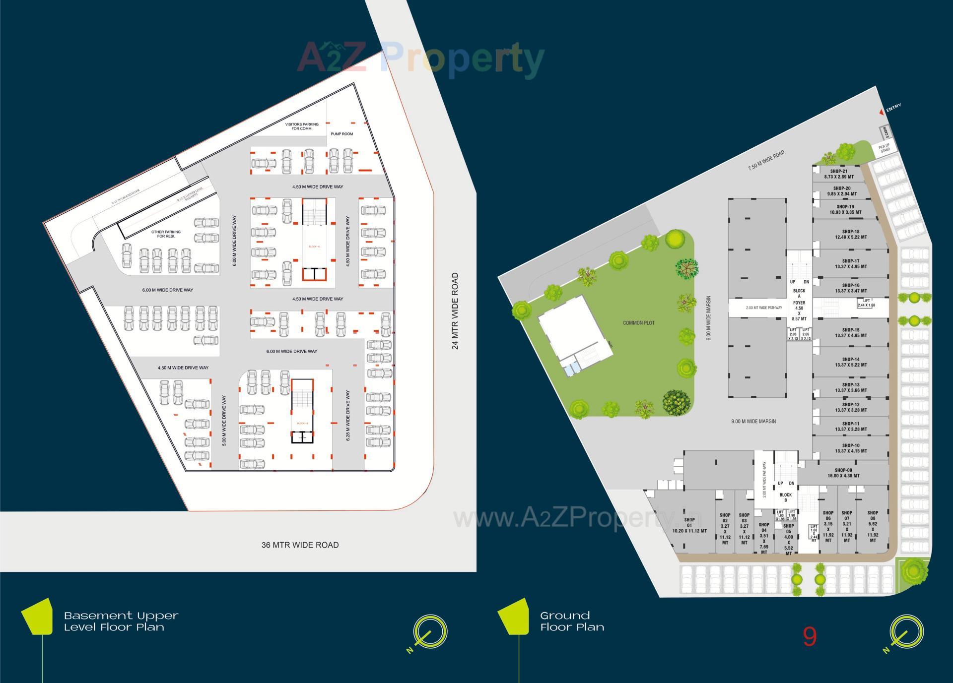 Layout of real estate project Shivanjali Imperia located at Sargasan, Gandhinagar, Gujarat