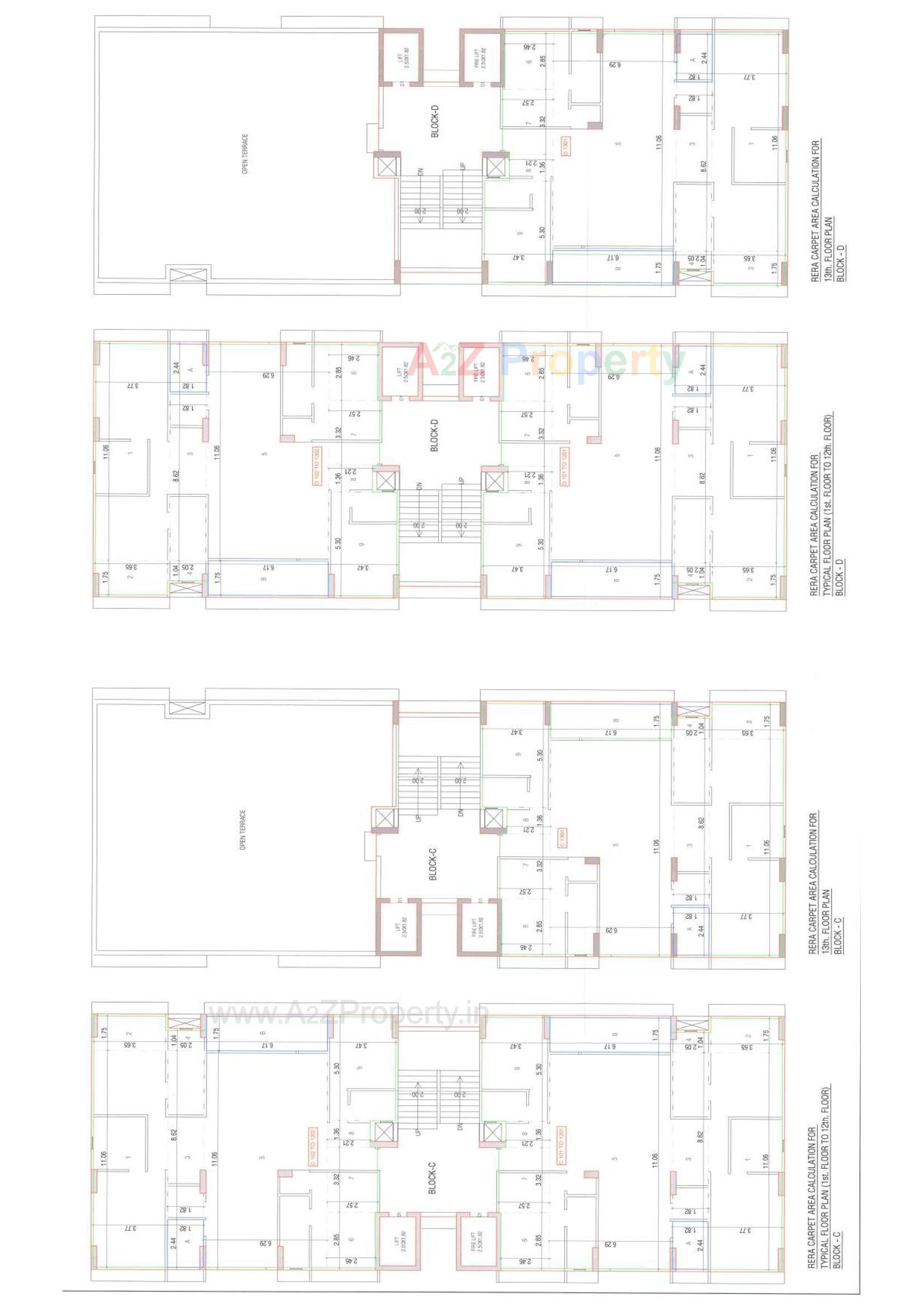Layout of real estate project Shivanjali Shashwat located at Kudasan, Gandhinagar, Gujarat