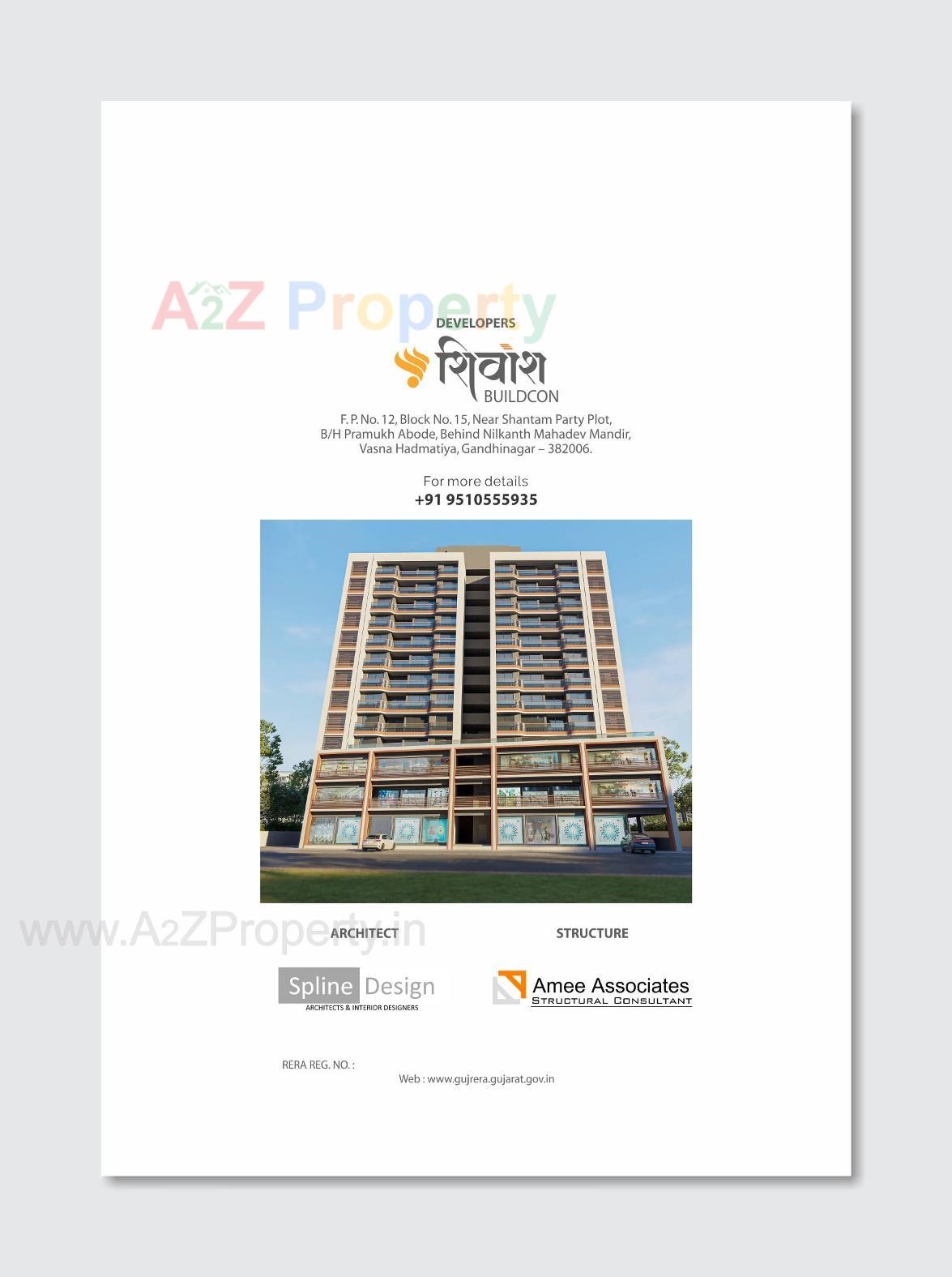  of real estate project Shivansh located at Vasana-hadmatiya, Gandhinagar, Gujarat