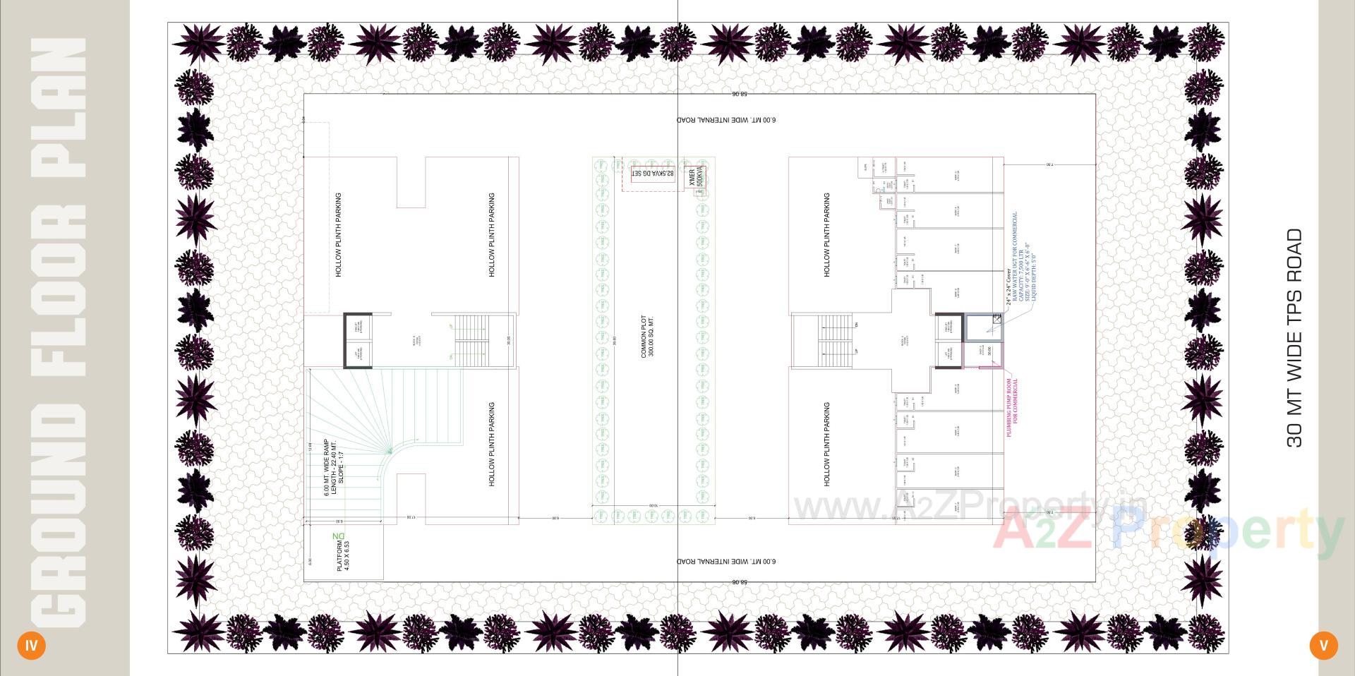 Layout of real estate project Shivansh Arianna located at Vasna-hadmatiya, Gandhinagar, Gujarat
