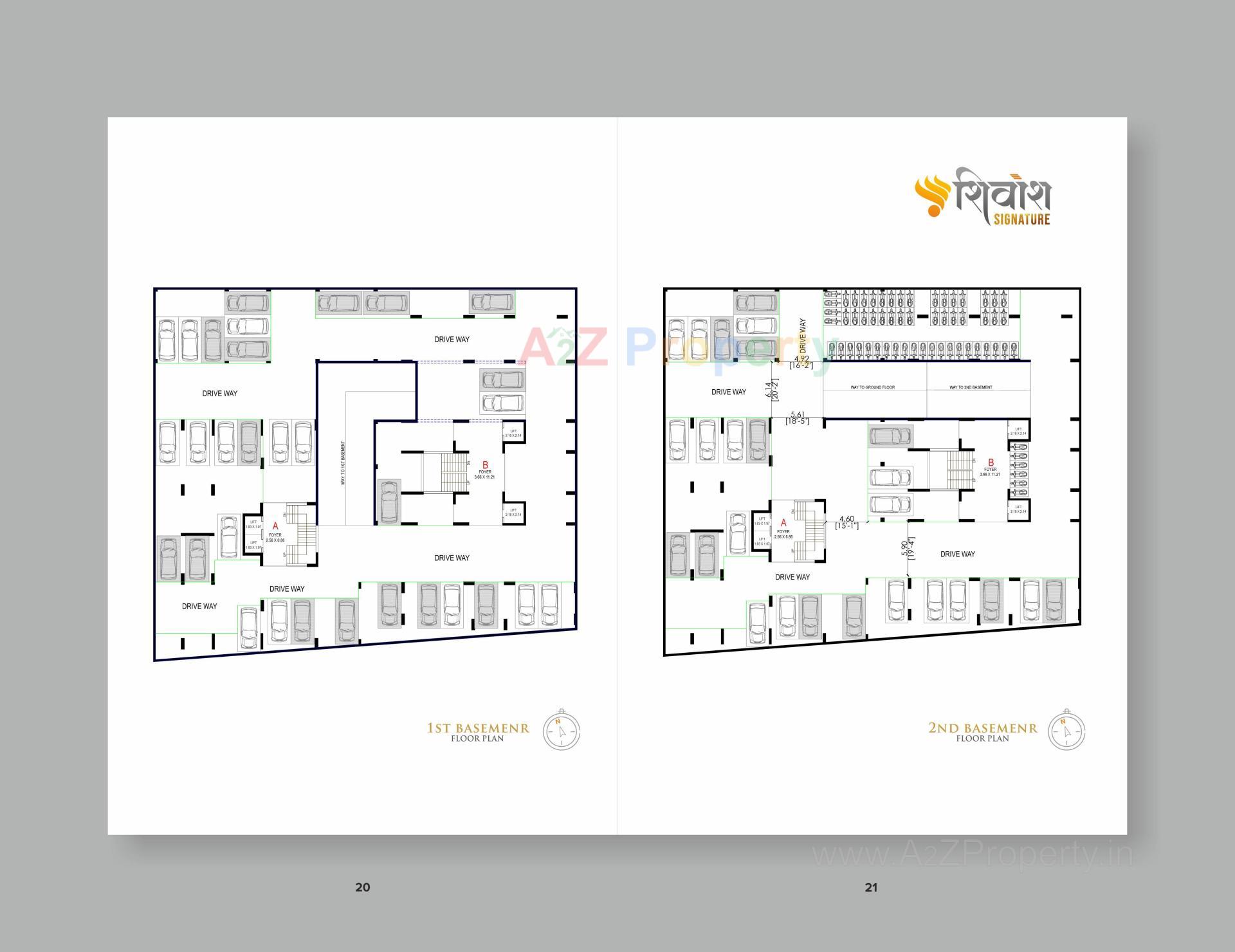 Layout of real estate project Shivansh Signature located at Koba, Gandhinagar, Gujarat