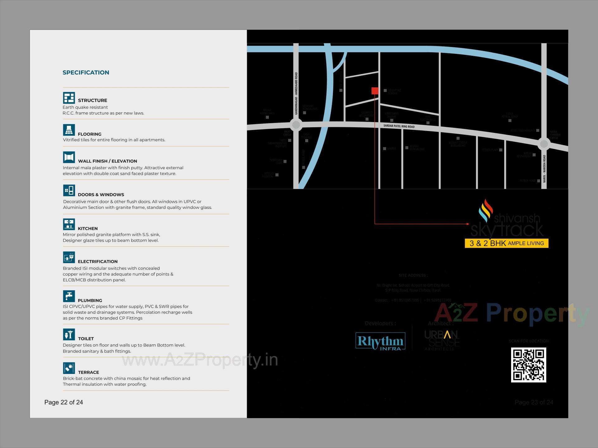  of real estate project Shivansh Skytrack located at Karai, Gandhinagar, Gujarat