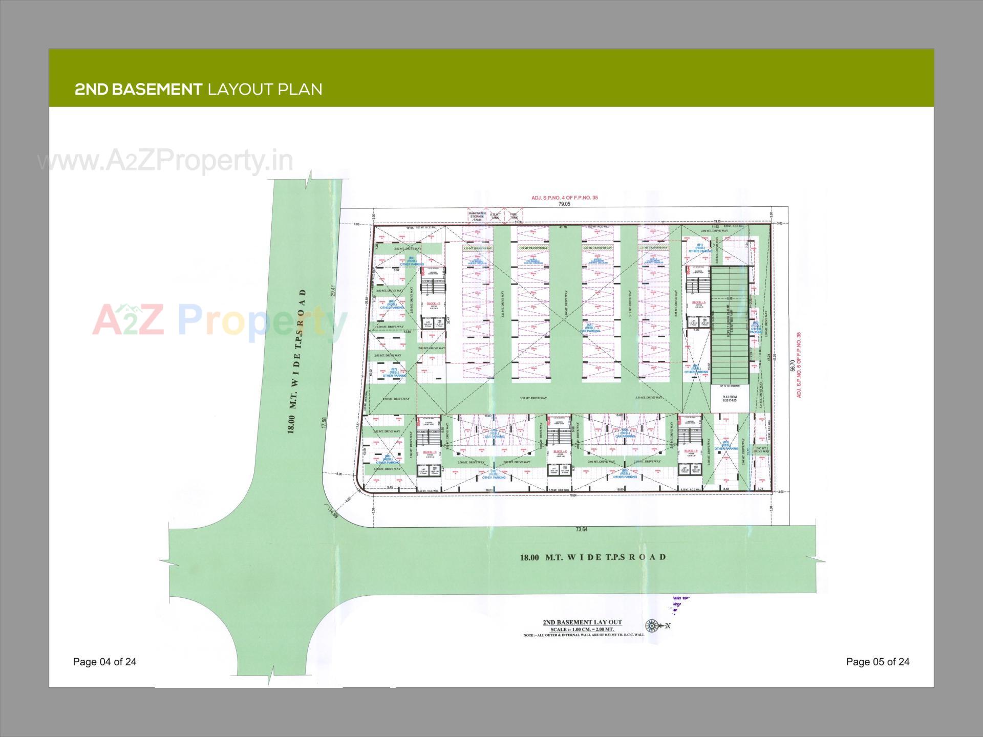 Layout of real estate project Shivansh Skytrack located at Karai, Gandhinagar, Gujarat