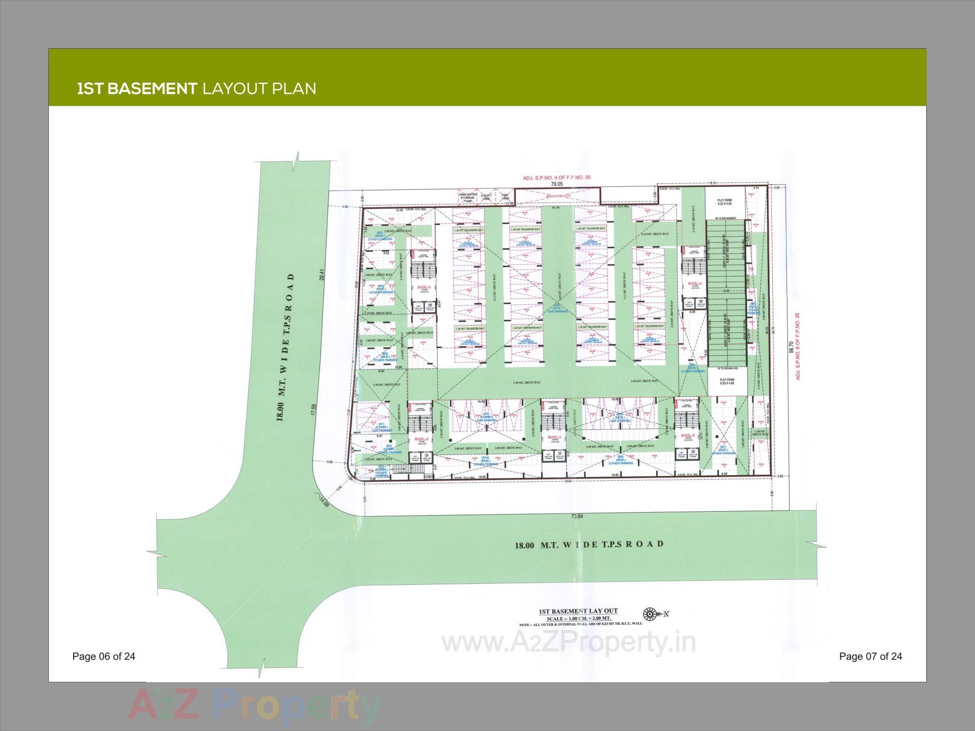 Layout of real estate project Shivansh Skytrack located at Karai, Gandhinagar, Gujarat