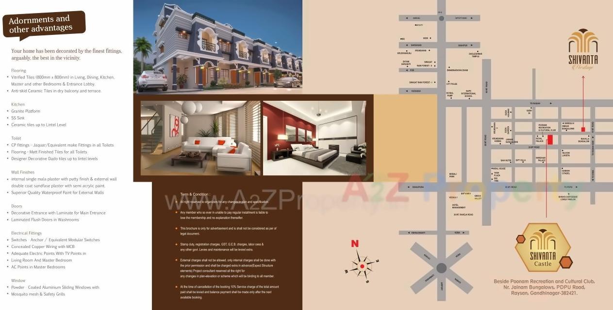  of real estate project Shivanta Castle located at Raisan, Gandhinagar, Gujarat