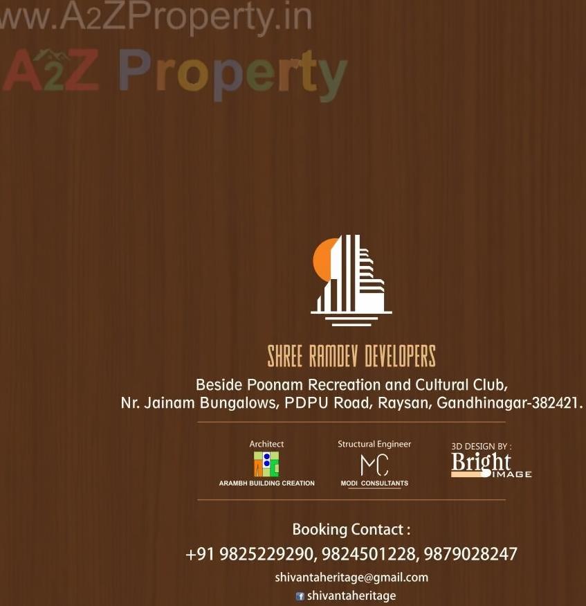  of real estate project Shivanta Castle located at Raisan, Gandhinagar, Gujarat