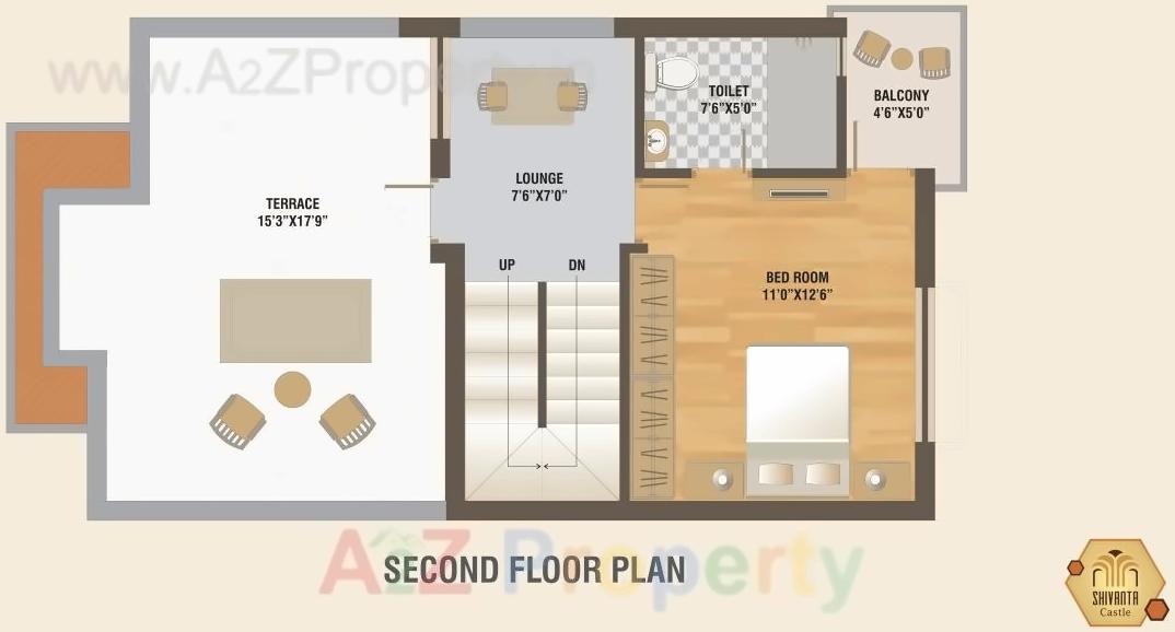Layout of real estate project Shivanta Castle located at Raisan, Gandhinagar, Gujarat