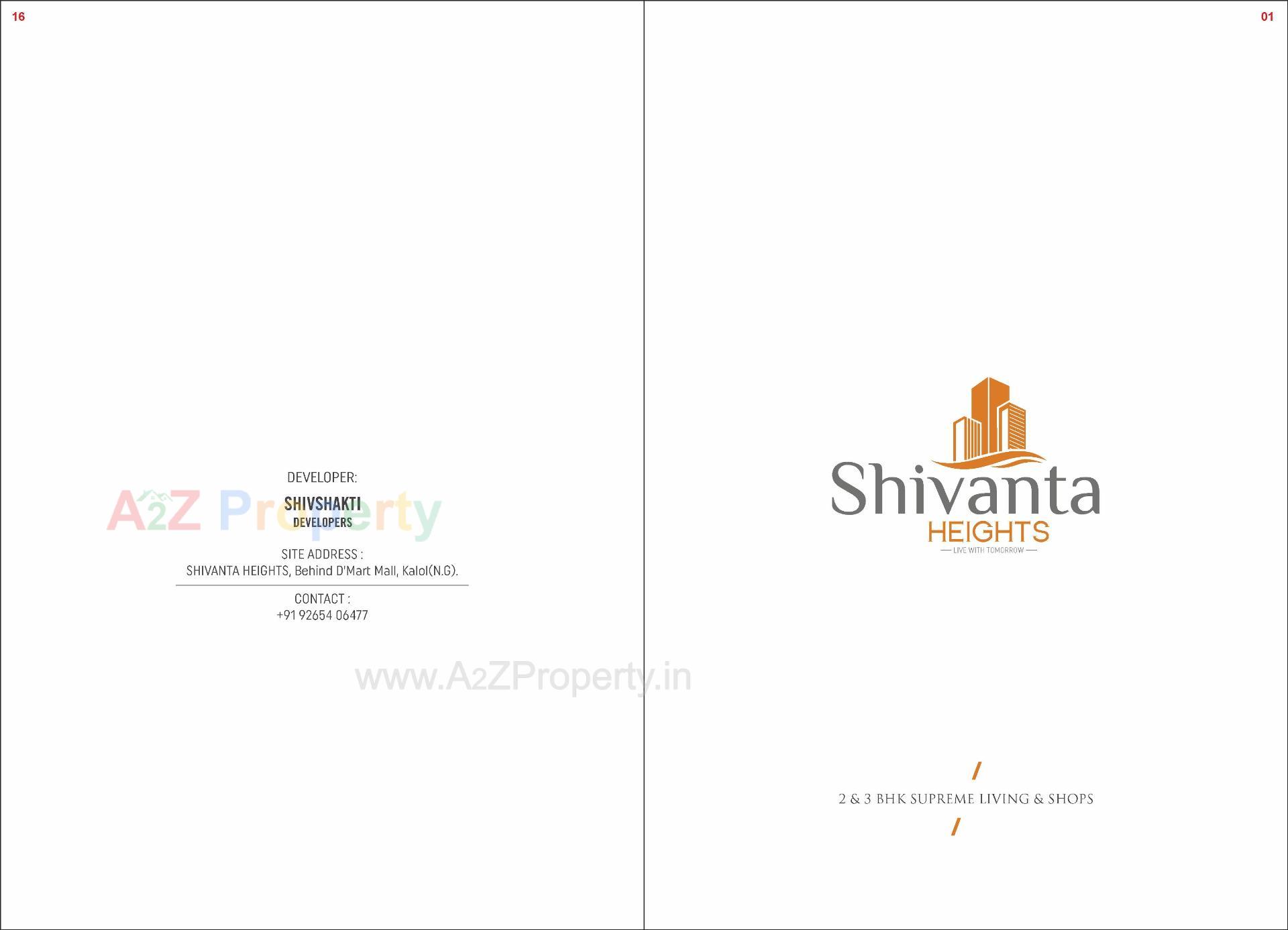  of real estate project Shivanta Heights located at Kalol, Gandhinagar, Gujarat