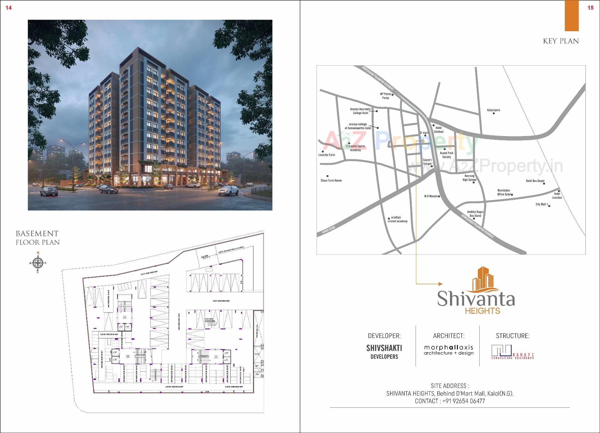  of real estate project Shivanta Heights located at Kalol, Gandhinagar, Gujarat