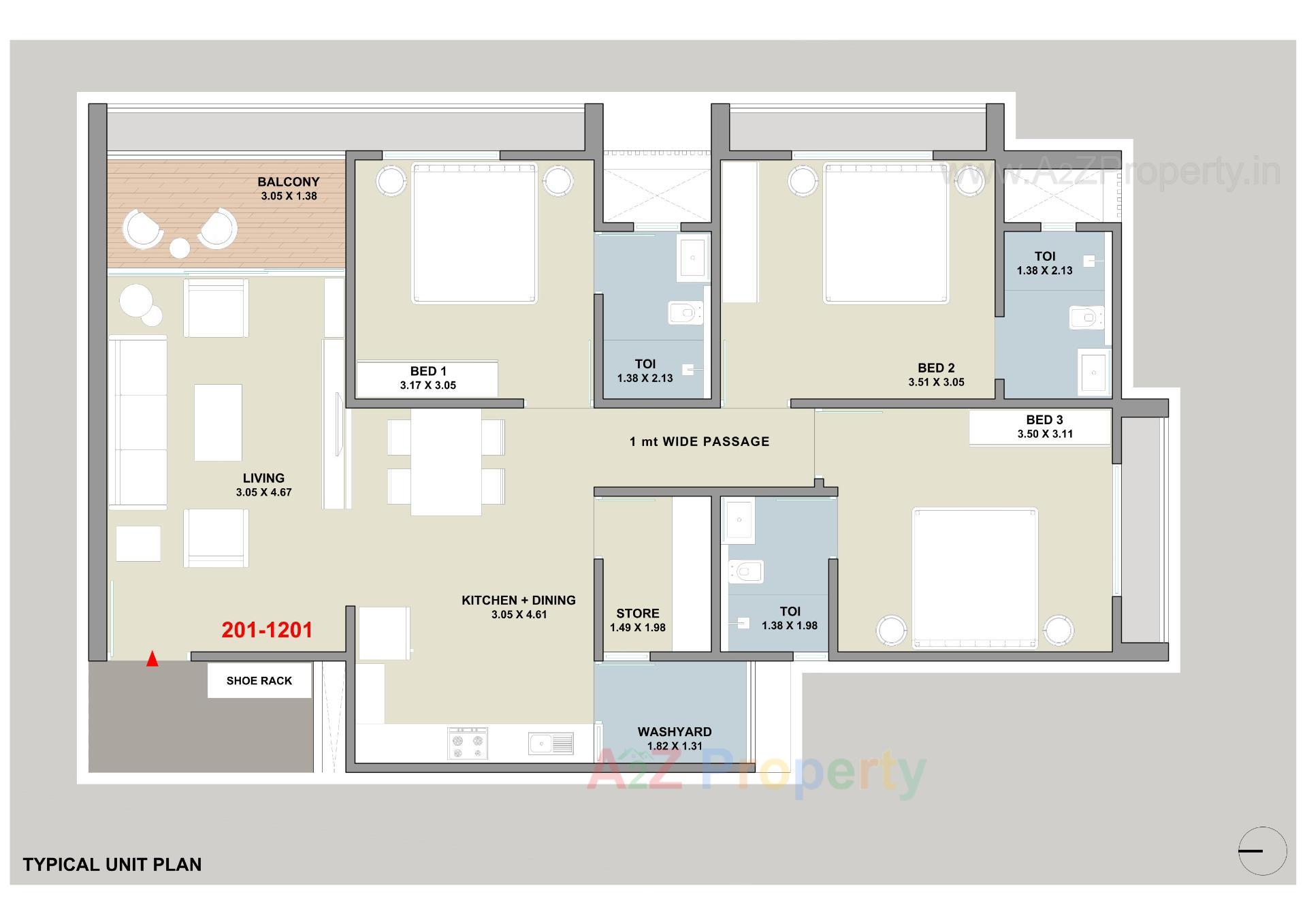 Layout of real estate project Shivashish Sixty located at Uvarsad, Gandhinagar, Gujarat