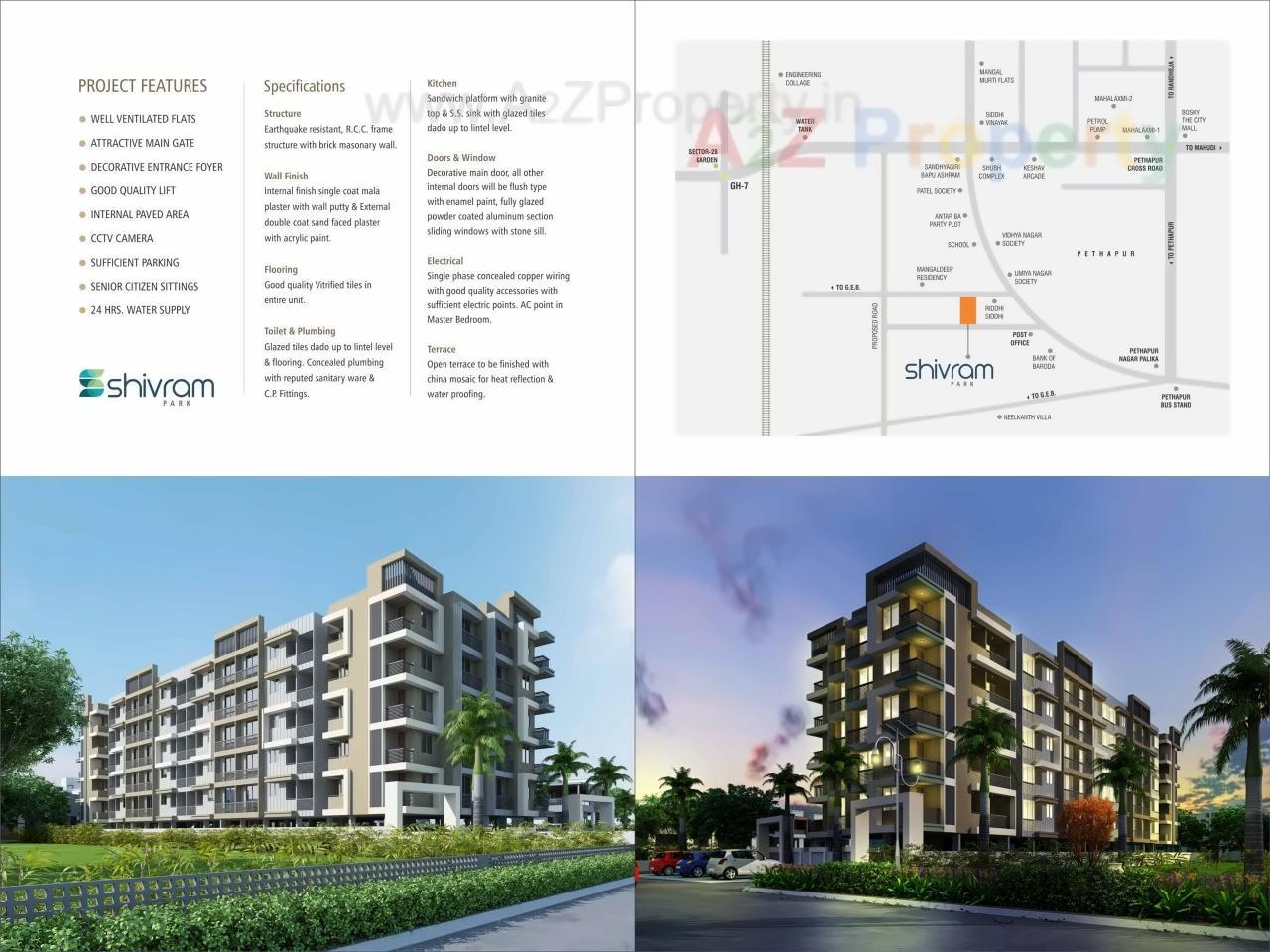  of real estate project Shivram Park located at Pethapur, Gandhinagar, Gujarat