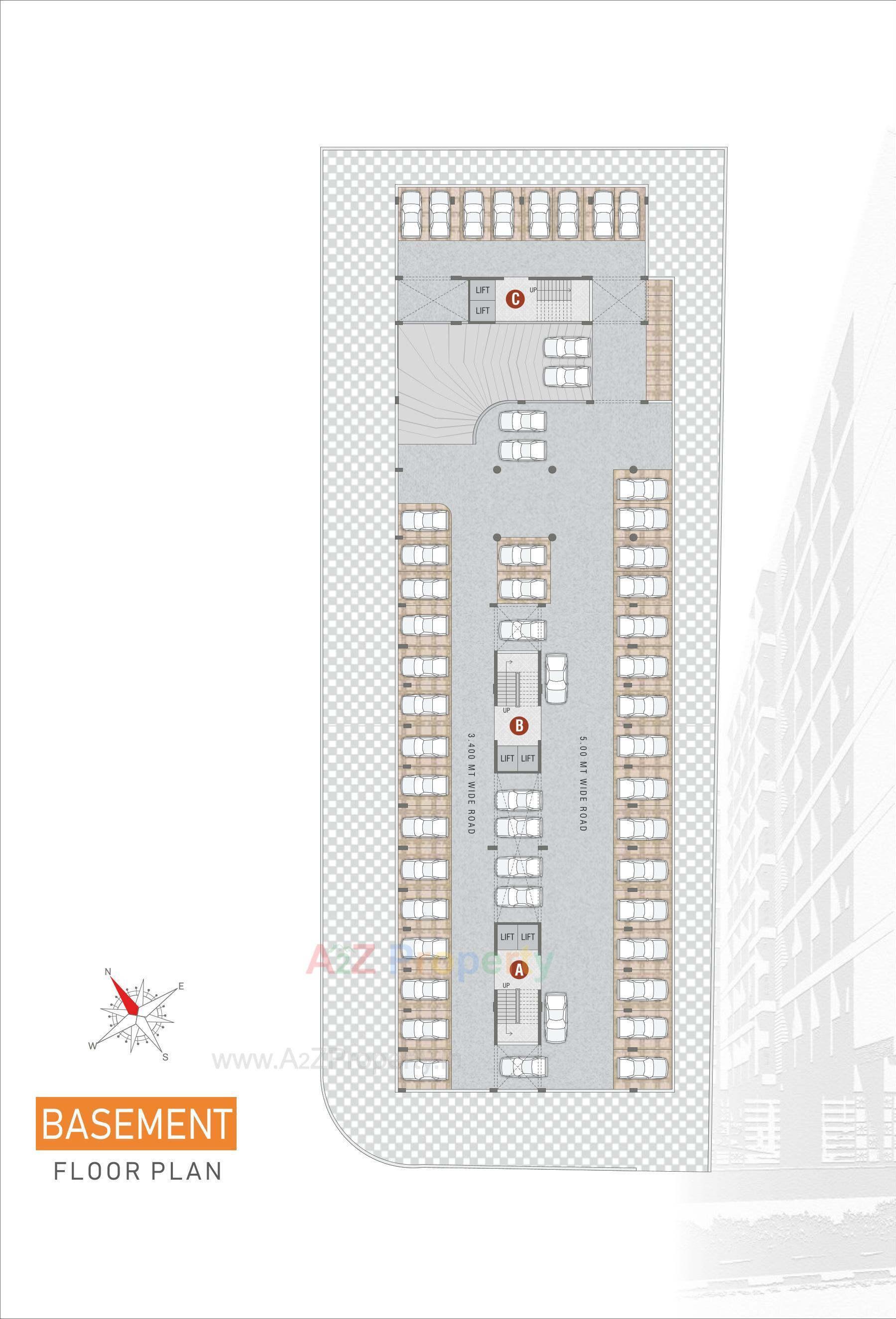 Layout of real estate project Shlok Paradise located at Pethapur, Gandhinagar, Gujarat