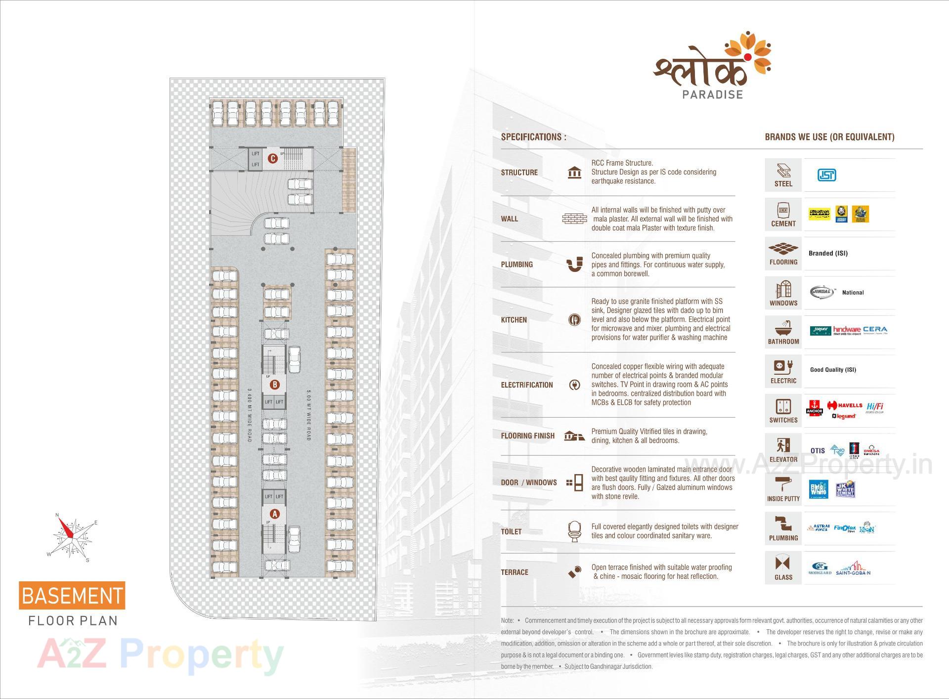 of real estate project Shlok Paradise located at Pethapur, Gandhinagar, Gujarat