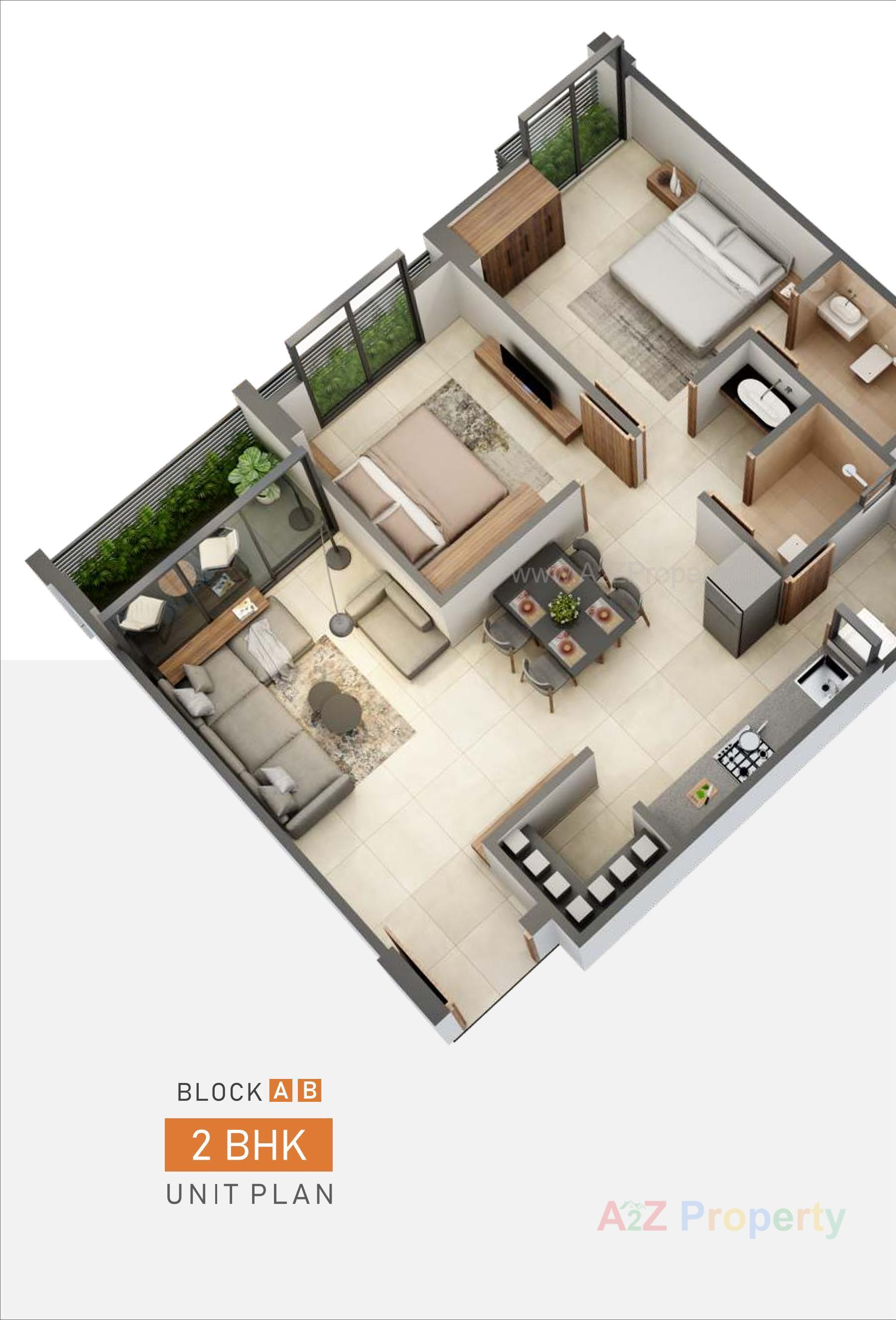Layout of real estate project Shlok Paradise located at Pethapur, Gandhinagar, Gujarat