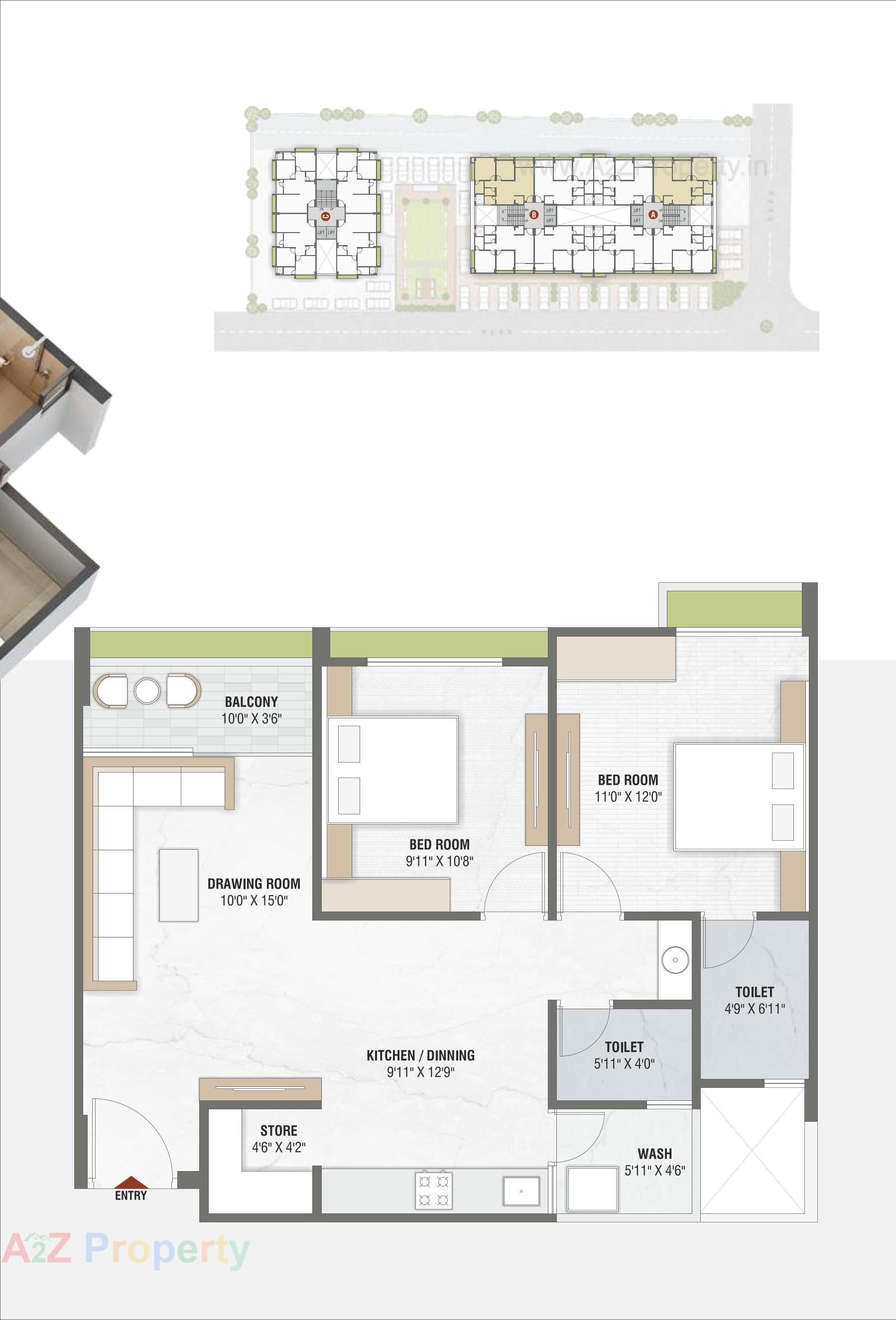 Layout of real estate project Shlok Paradise located at Pethapur, Gandhinagar, Gujarat