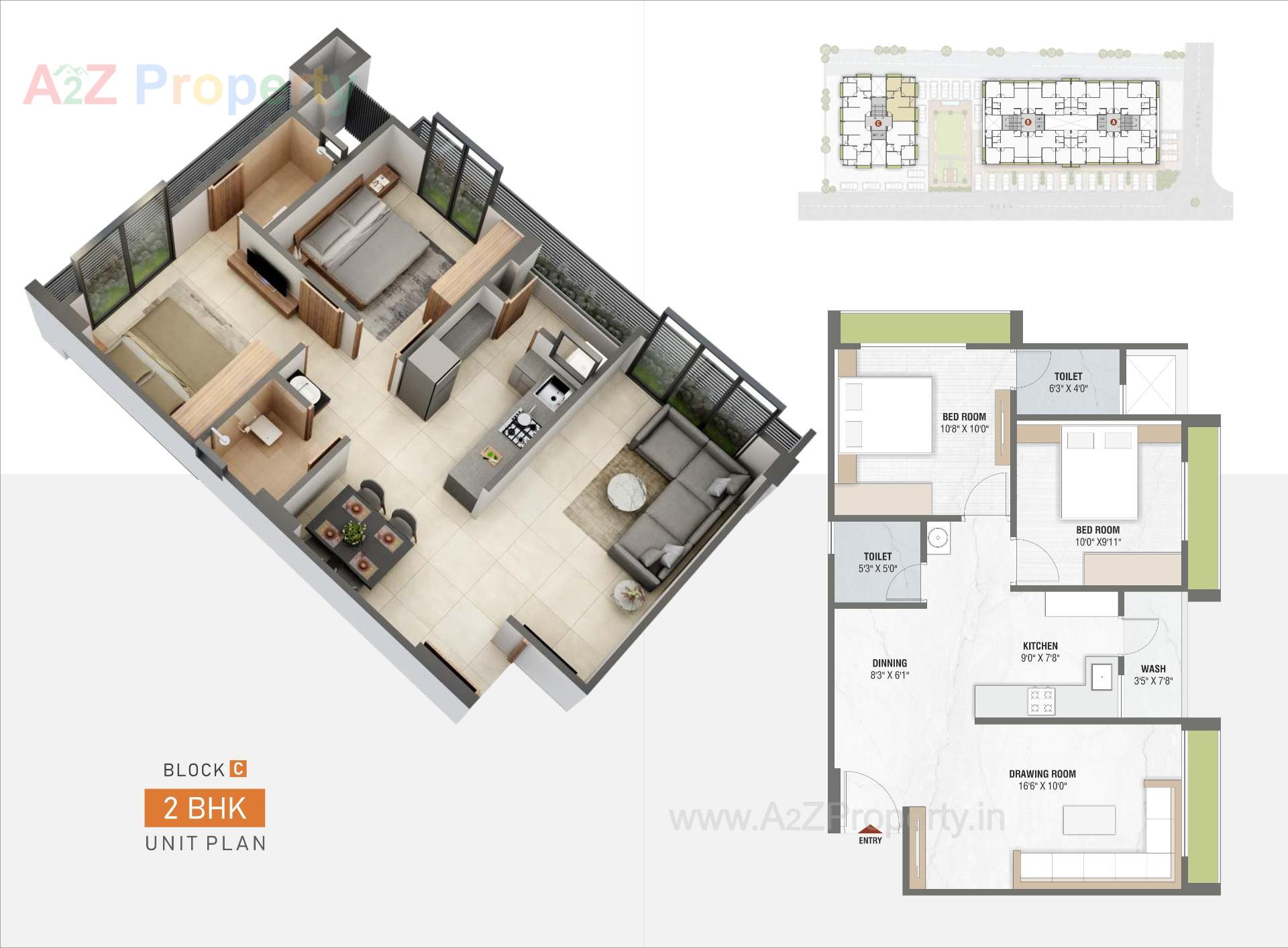 Layout of real estate project Shlok Paradise located at Pethapur, Gandhinagar, Gujarat