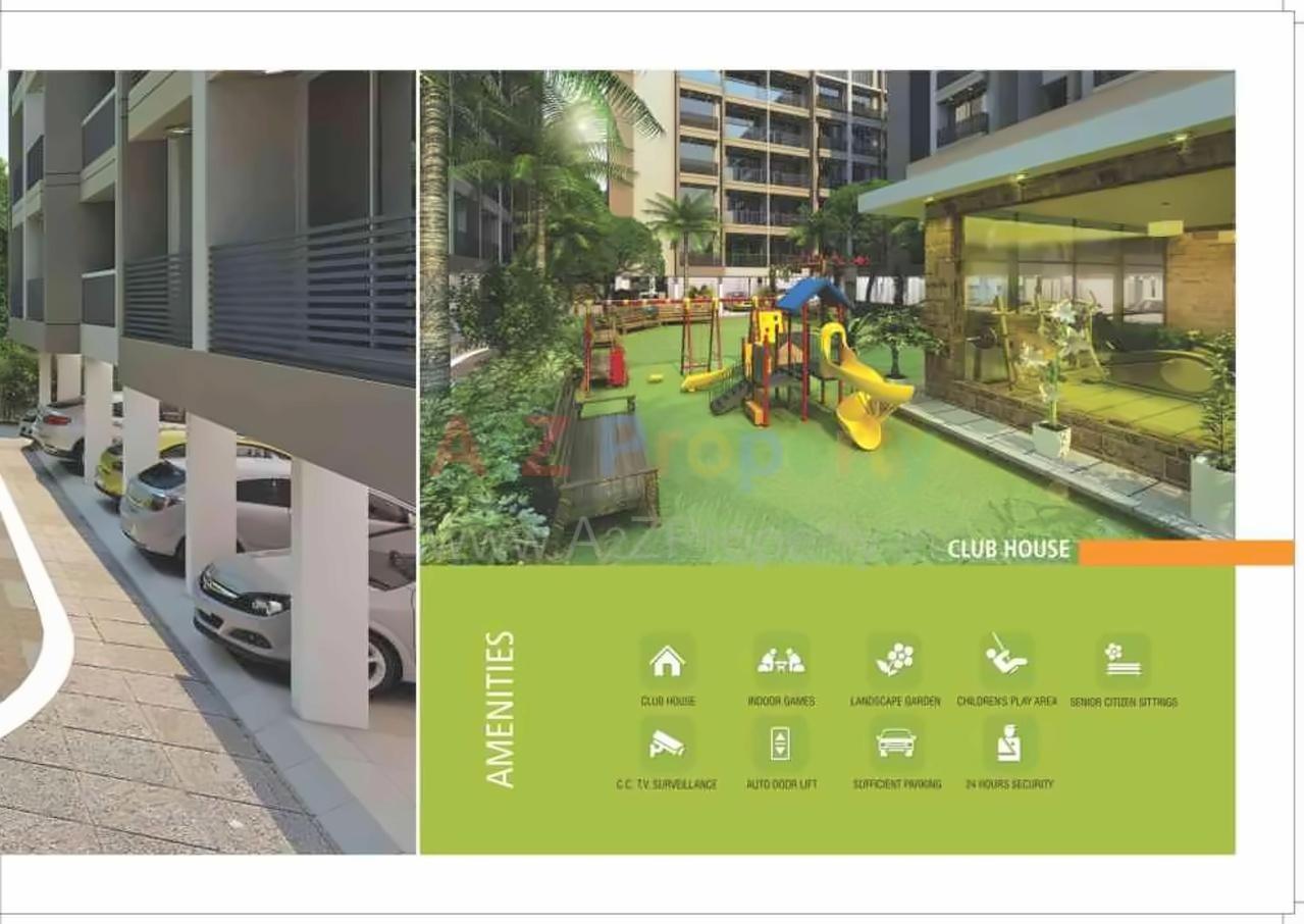 3D Elevation of real estate project Shlok Parisar located at Pethapur, Gandhinagar, Gujarat