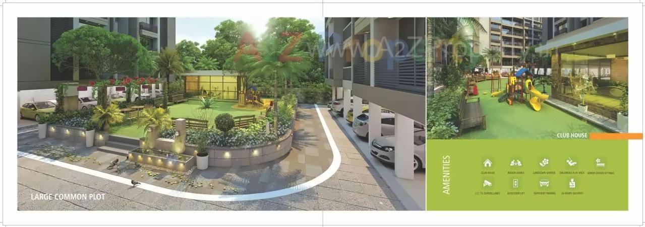 3D Elevation of real estate project Shlok Parisar located at Pethapur, Gandhinagar, Gujarat