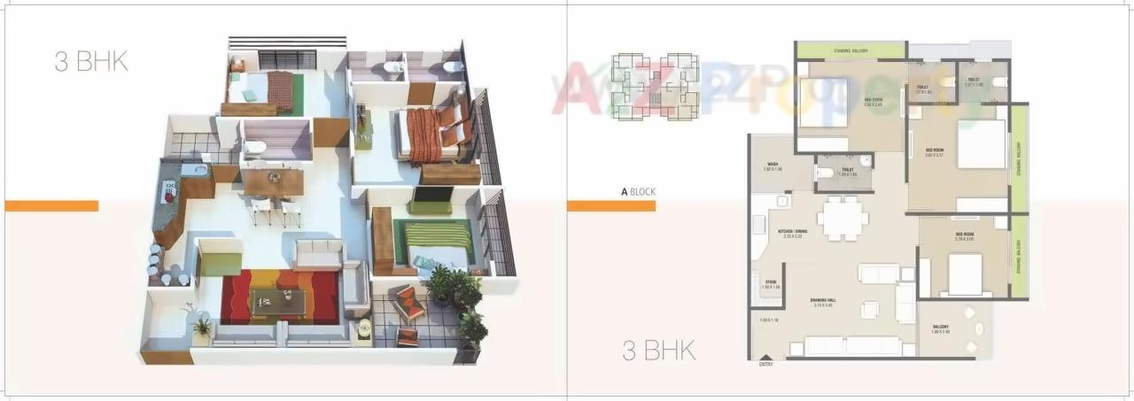 Layout of real estate project Shlok Parisar located at Pethapur, Gandhinagar, Gujarat