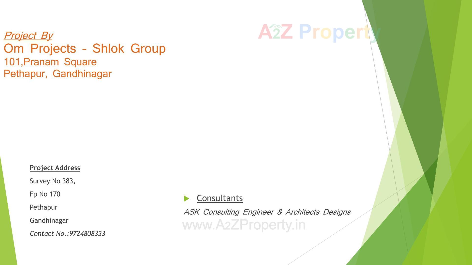  of real estate project Shlok Residency located at Pethapuar, Gandhinagar, Gujarat