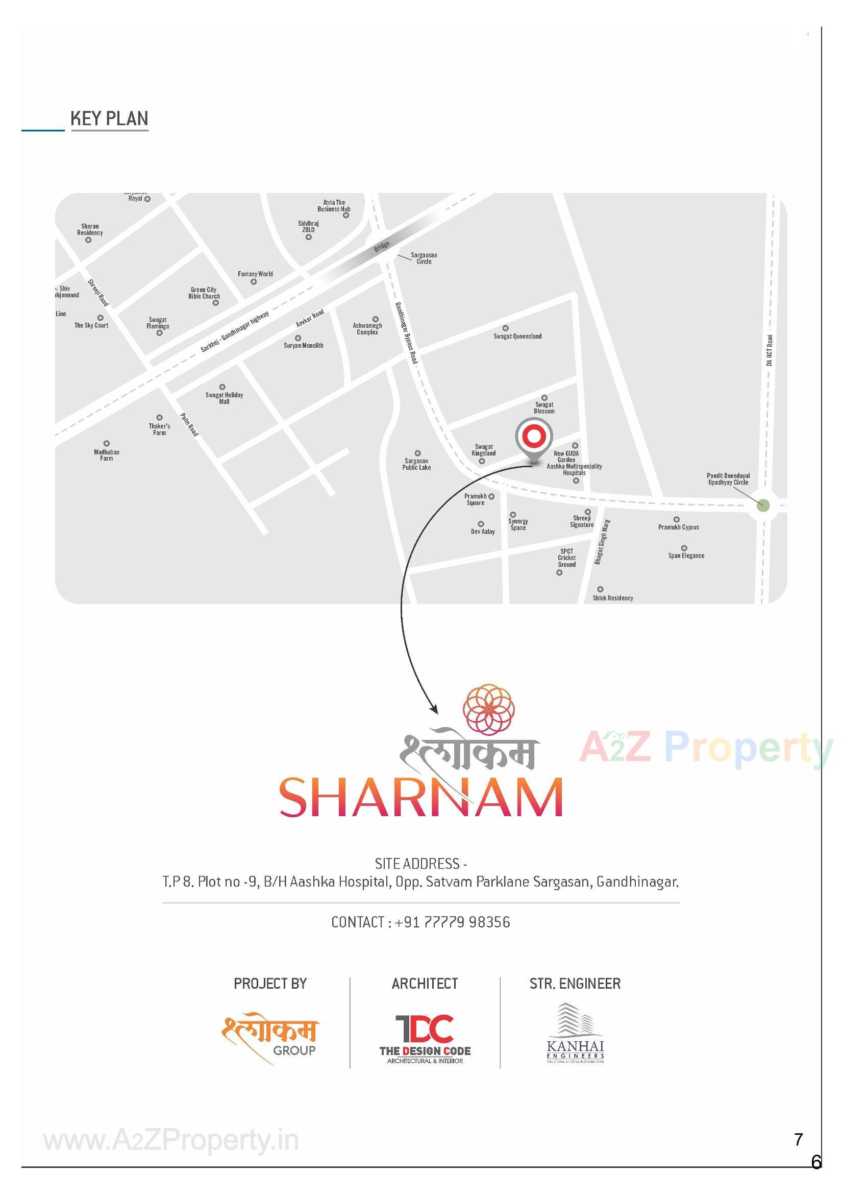  of real estate project Shlokam Sharnam located at Sargasan, Gandhinagar, Gujarat