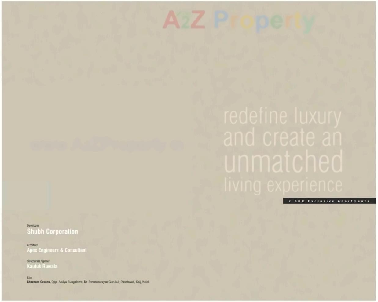  of real estate project Shranam Greens Appartment located at Kalol, Gandhinagar, Gujarat