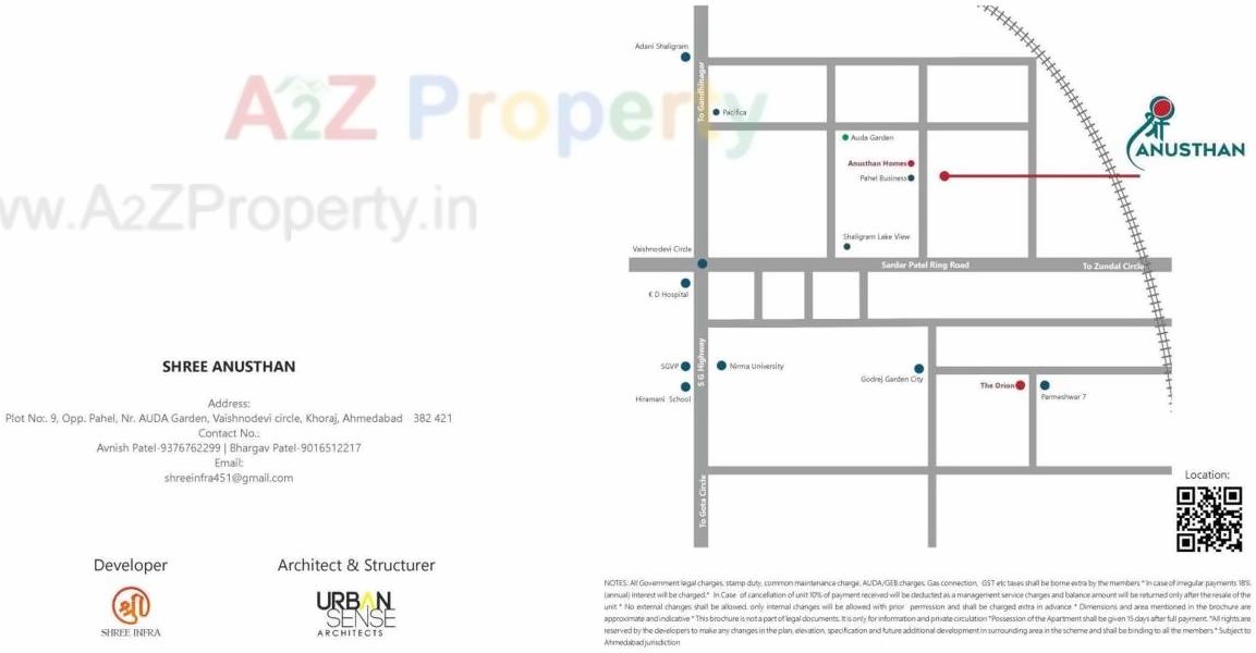  of real estate project Shree Anusthan located at Khoraj, Gandhinagar, Gujarat