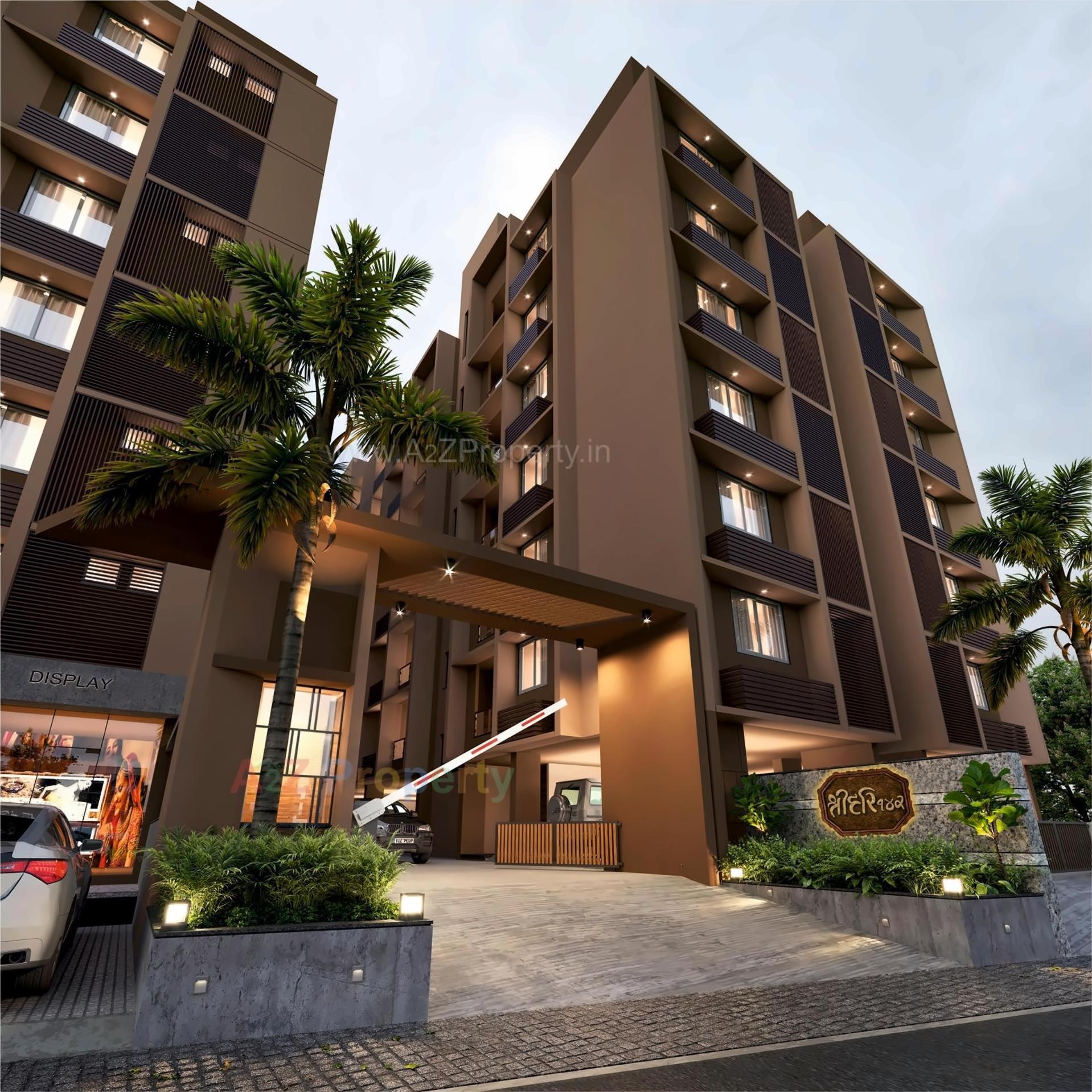 3D Elevation of real estate project Shree Hari located at Gandhinagar, Gandhinagar, Gujarat