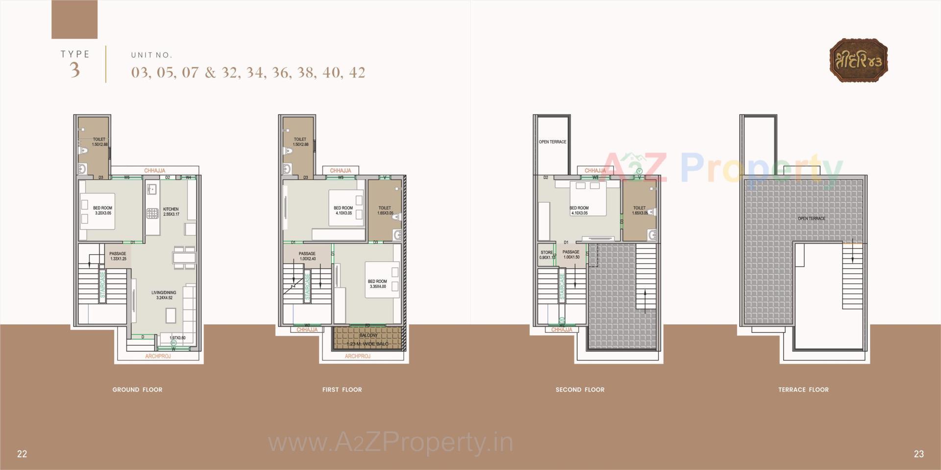 Layout of real estate project Shree Hari located at Dehgam, Gandhinagar, Gujarat