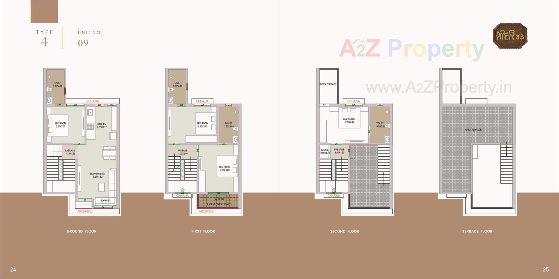 Layout of real estate project Shree Hari located at Dehgam, Gandhinagar, Gujarat