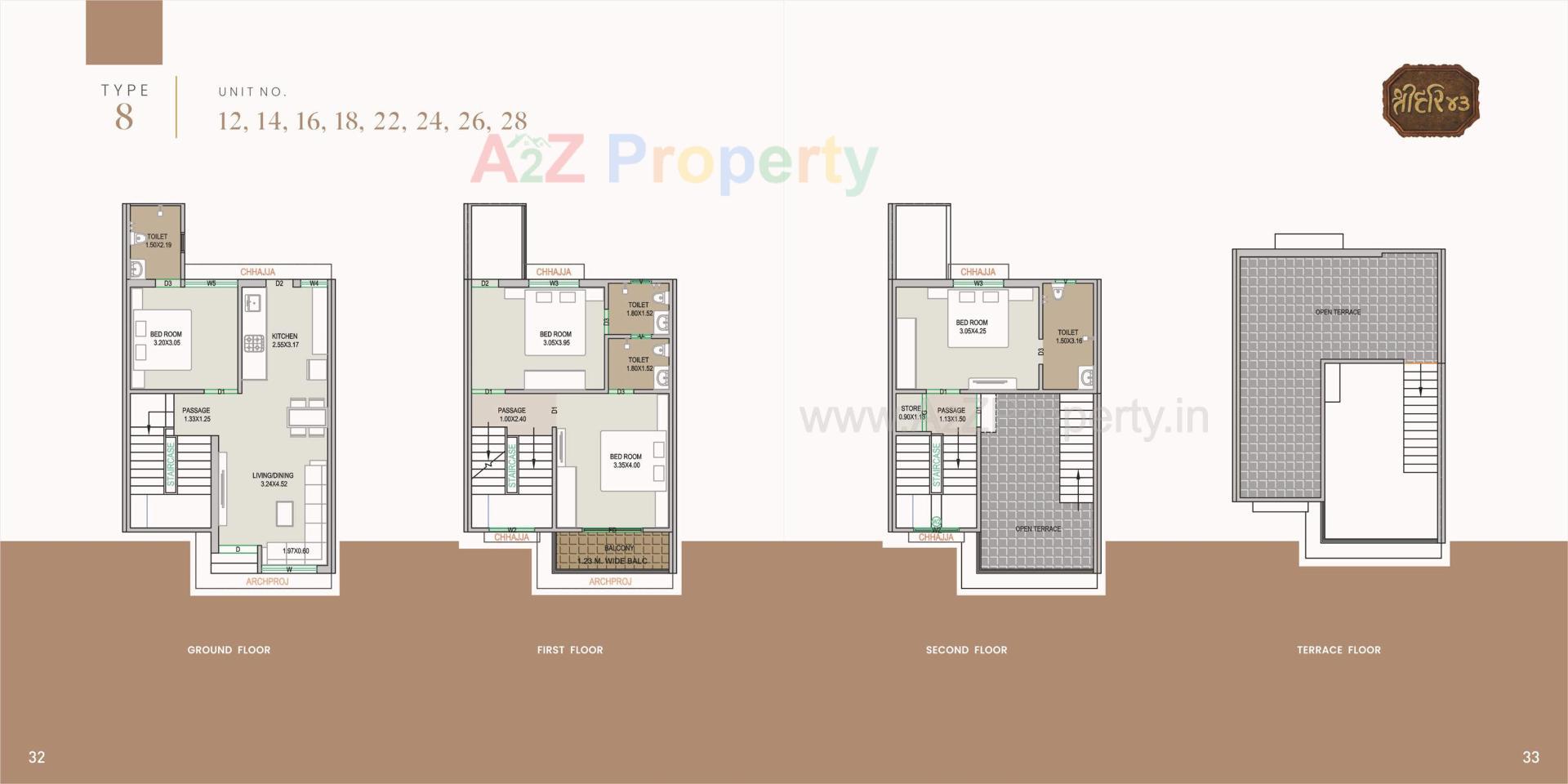 Layout of real estate project Shree Hari located at Dehgam, Gandhinagar, Gujarat