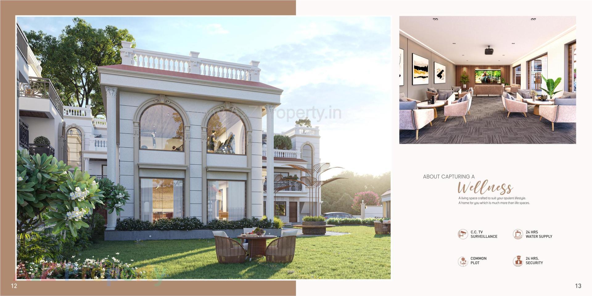 3D Elevation of real estate project Shree Hari located at Dehgam, Gandhinagar, Gujarat