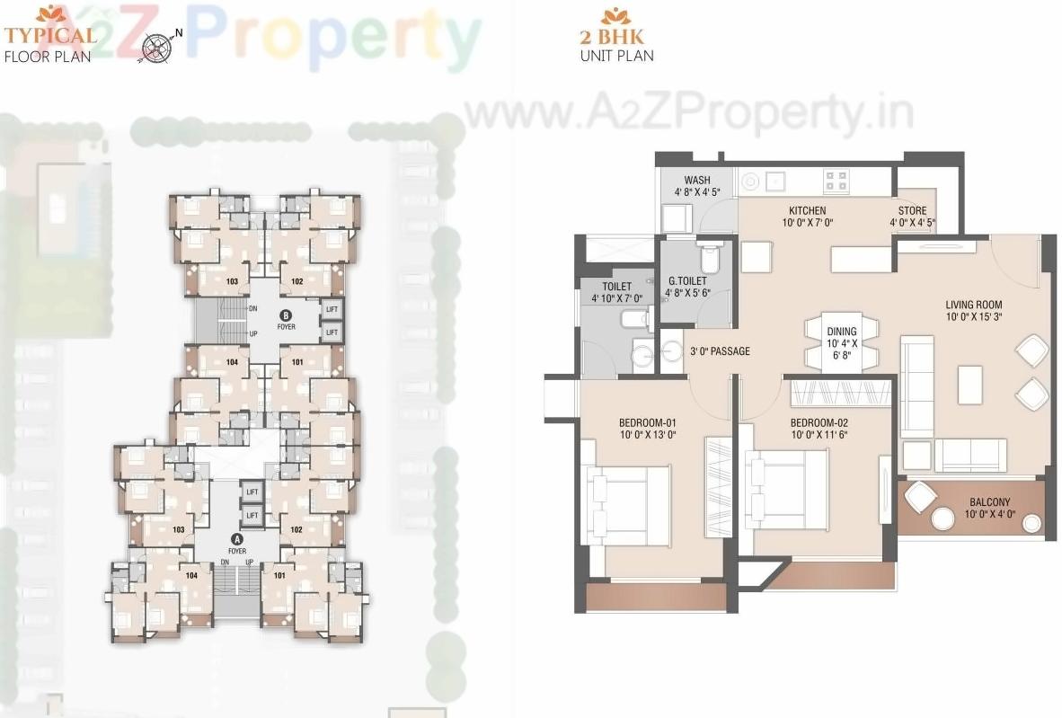 Layout of real estate project Shree Hari Divine located at Gandhinagar, Gandhinagar, Gujarat