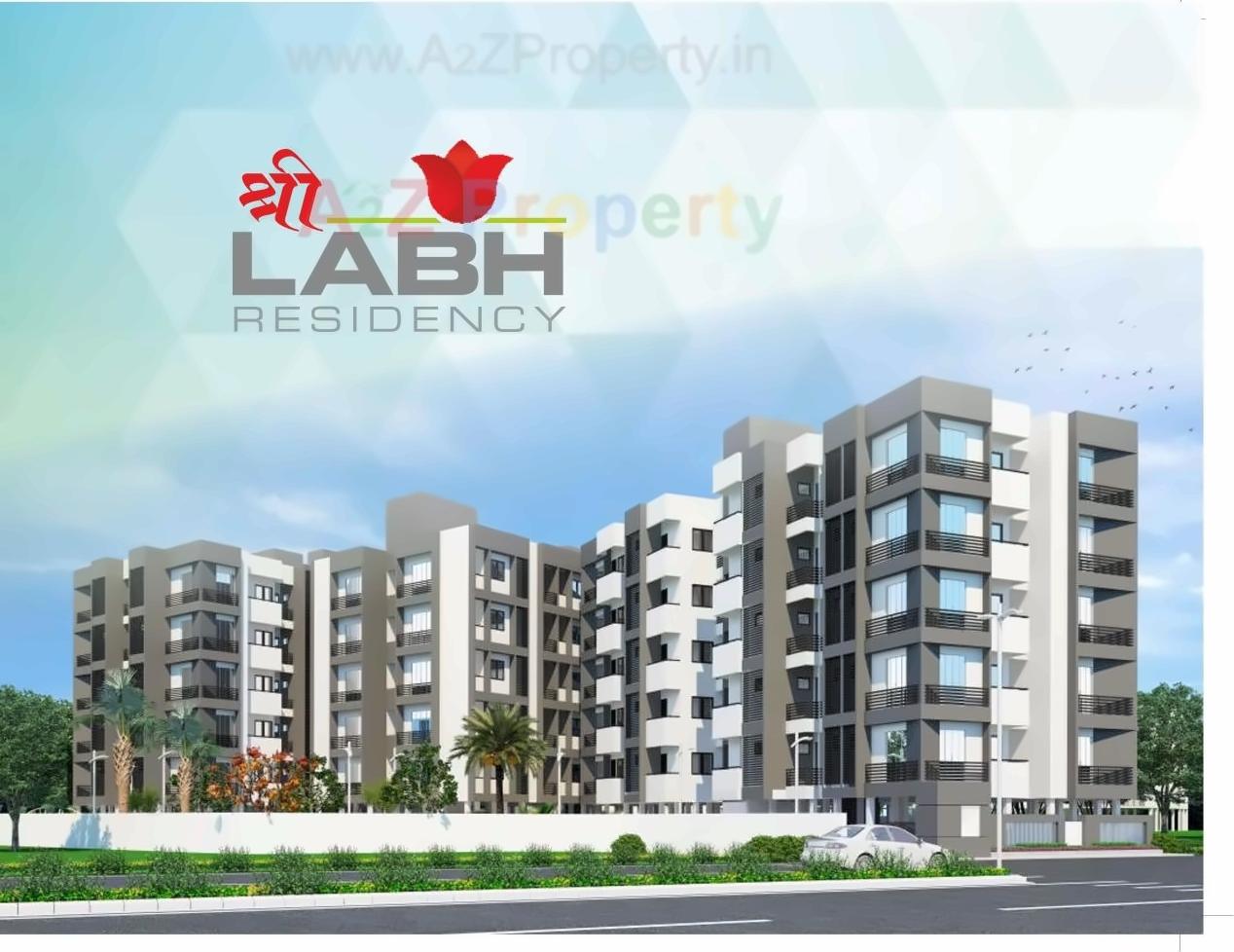 3D Elevation of real estate project Shree Labh Residency located at Pethapur, Gandhinagar, Gujarat