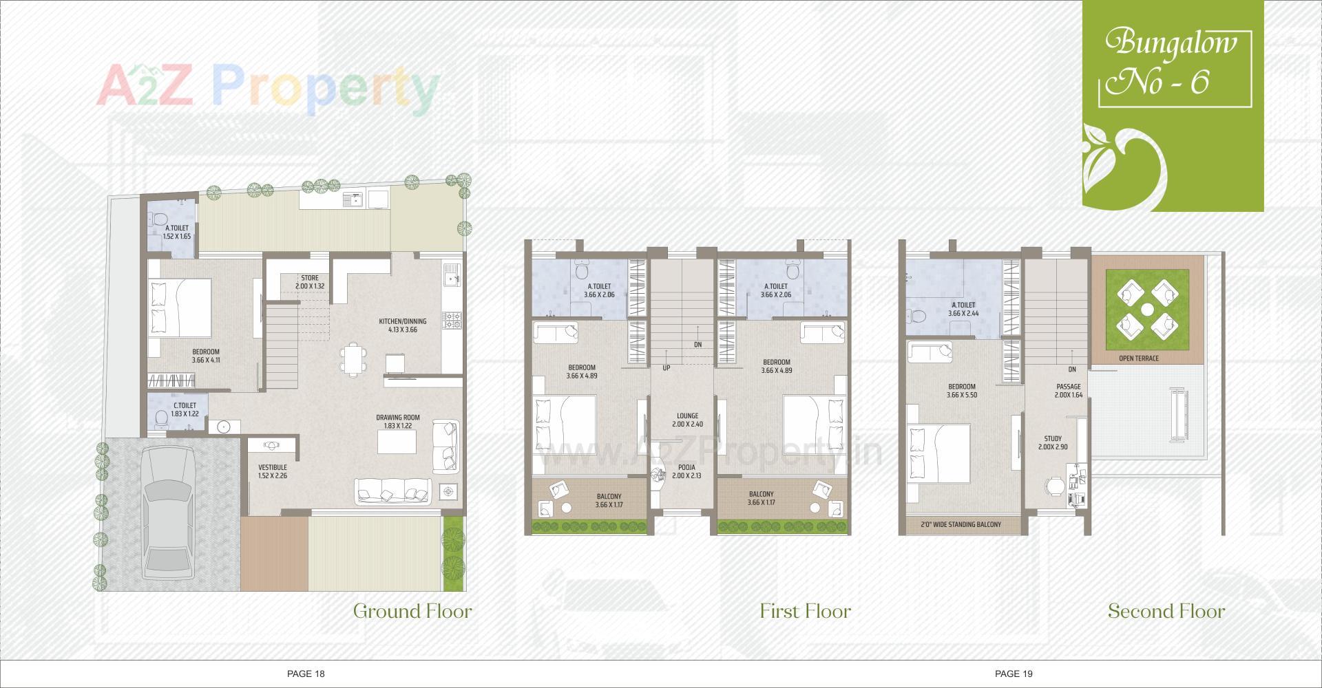 Layout of real estate project Shree Narayan Villa located at Raysan, Gandhinagar, Gujarat