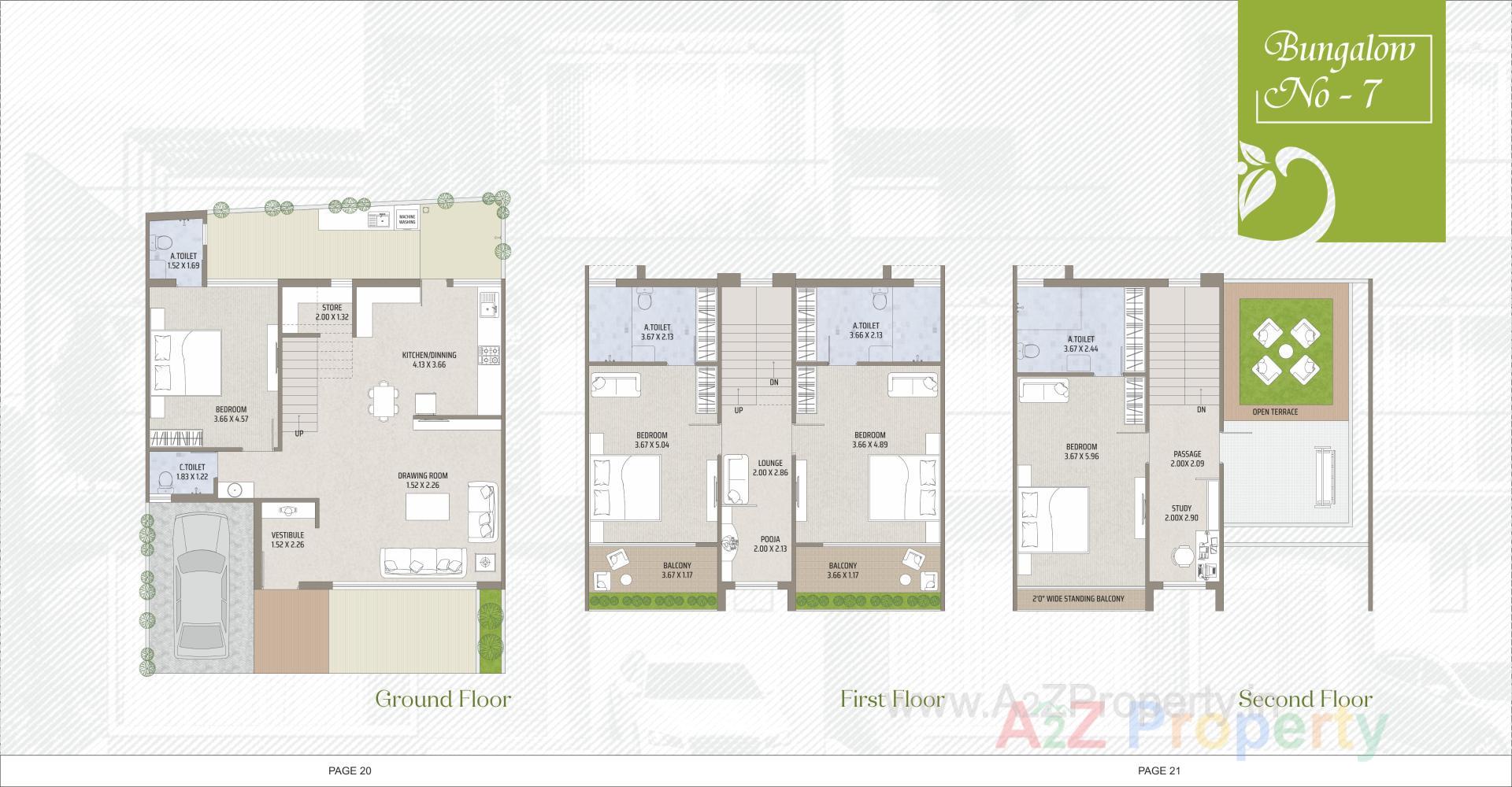 Layout of real estate project Shree Narayan Villa located at Raysan, Gandhinagar, Gujarat