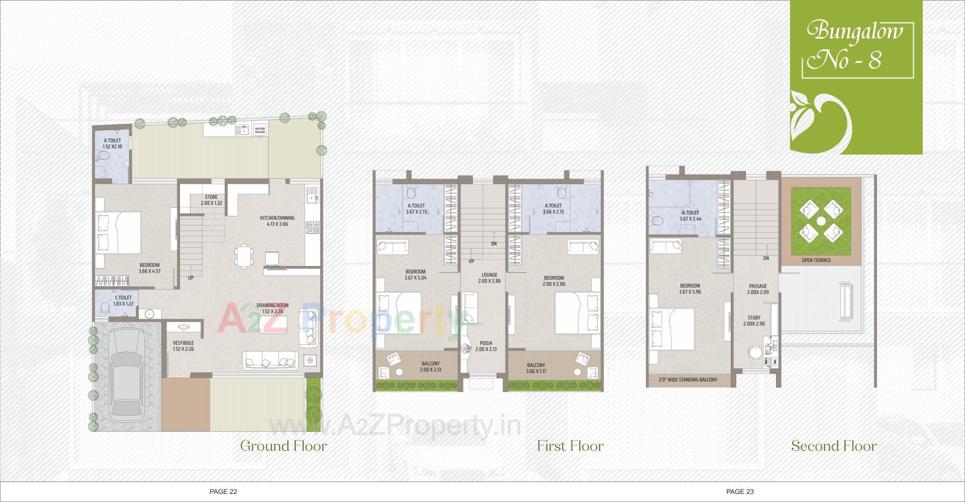 Layout of real estate project Shree Narayan Villa located at Raysan, Gandhinagar, Gujarat