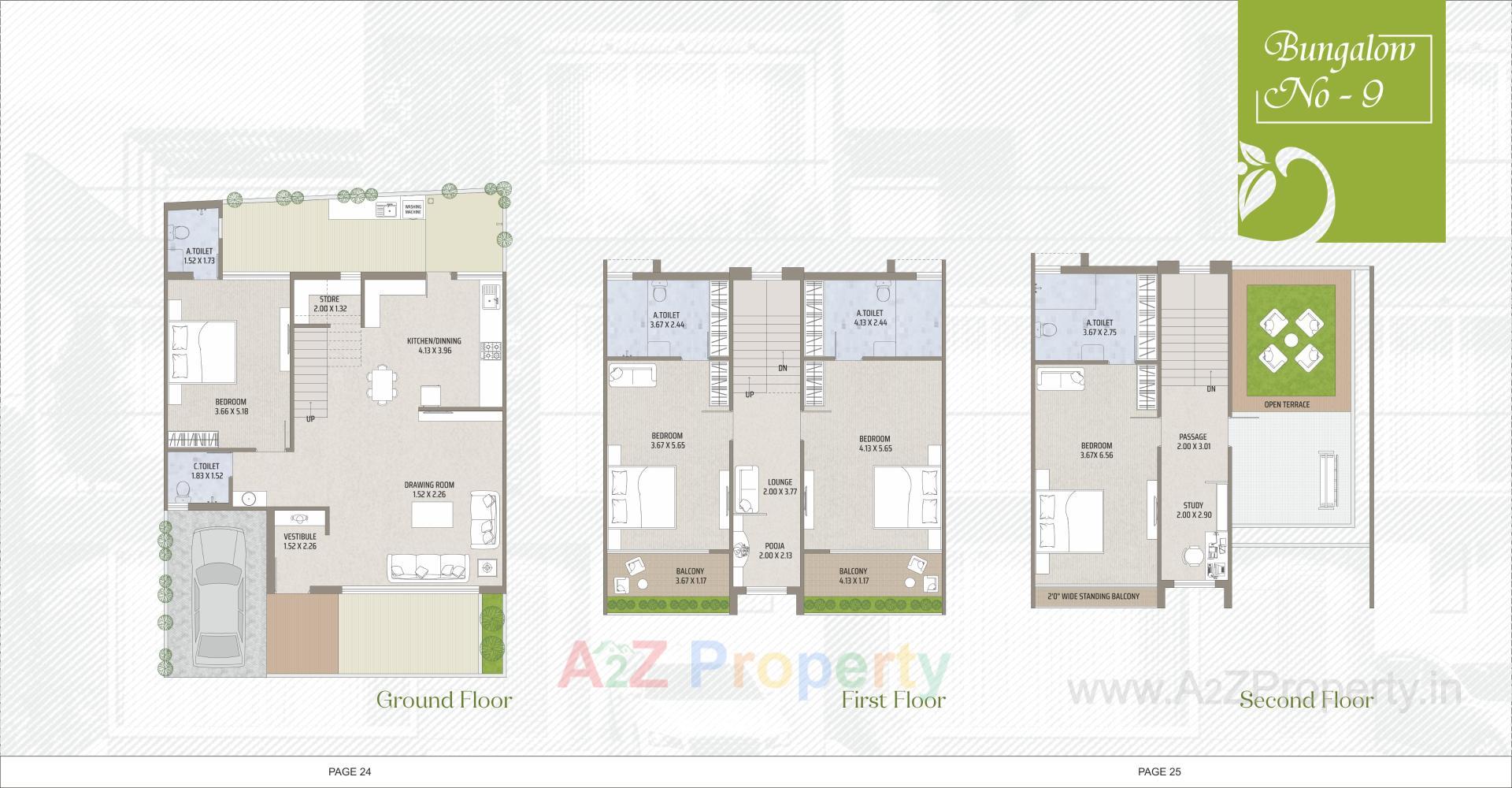 Layout of real estate project Shree Narayan Villa located at Raysan, Gandhinagar, Gujarat