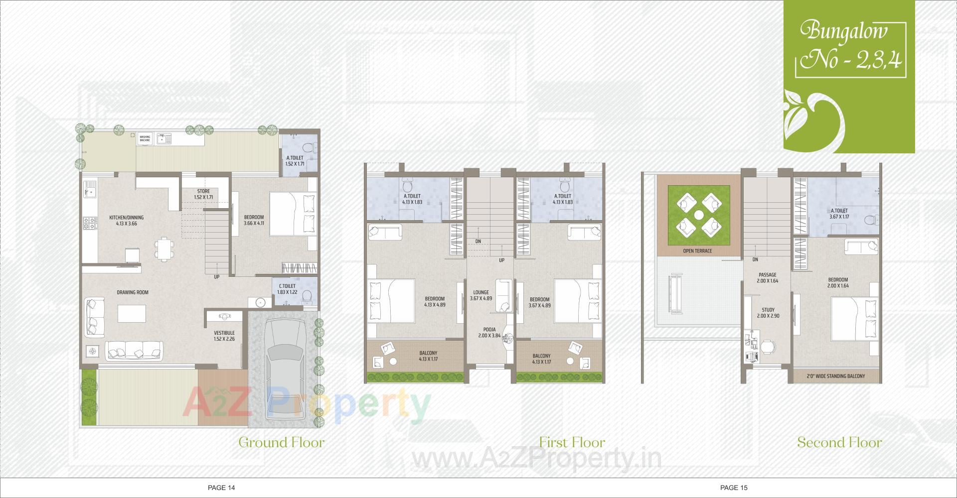 Layout of real estate project Shree Narayan Villa located at Raysan, Gandhinagar, Gujarat